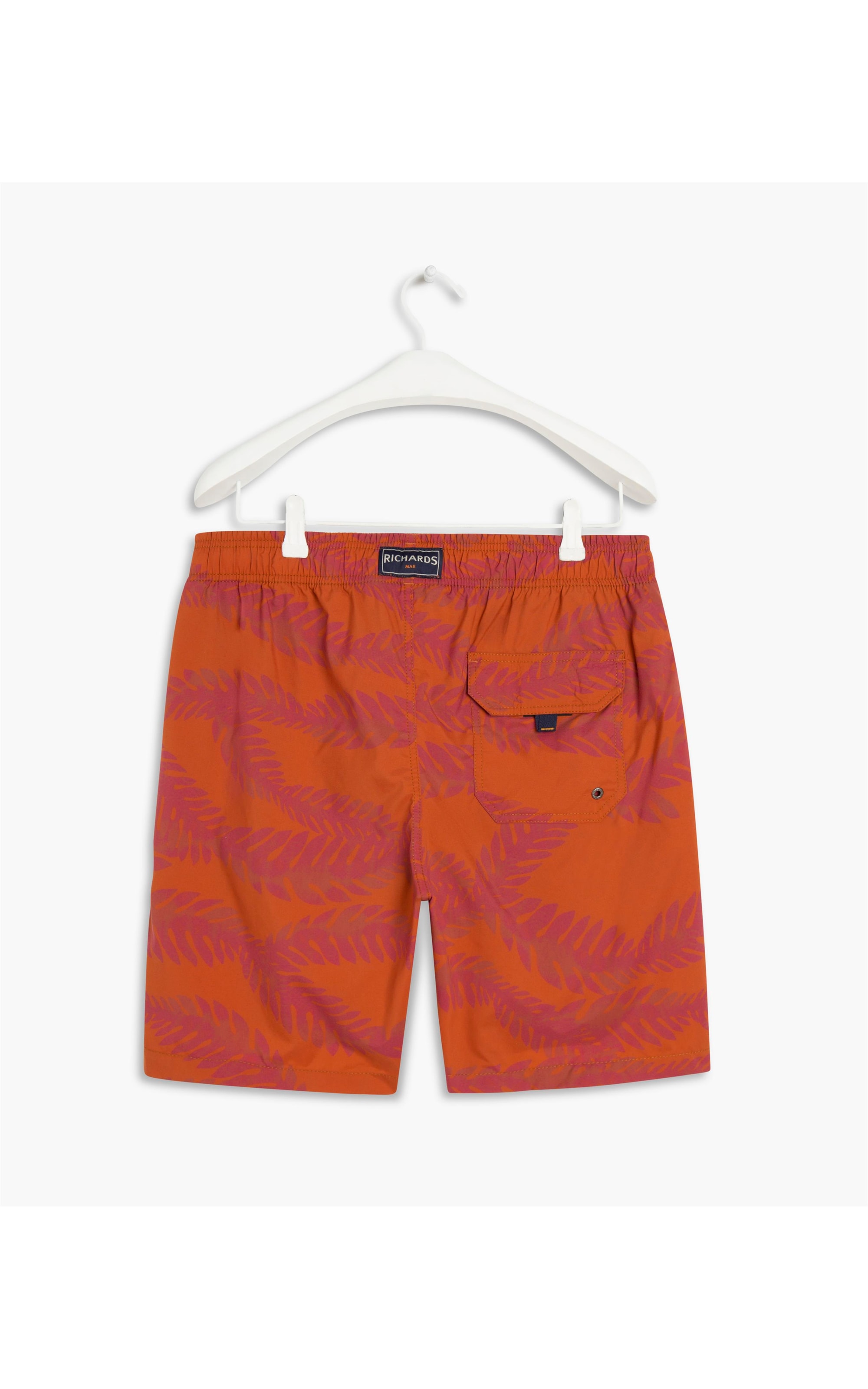 Short Praia Estampa Tribal Vermelho