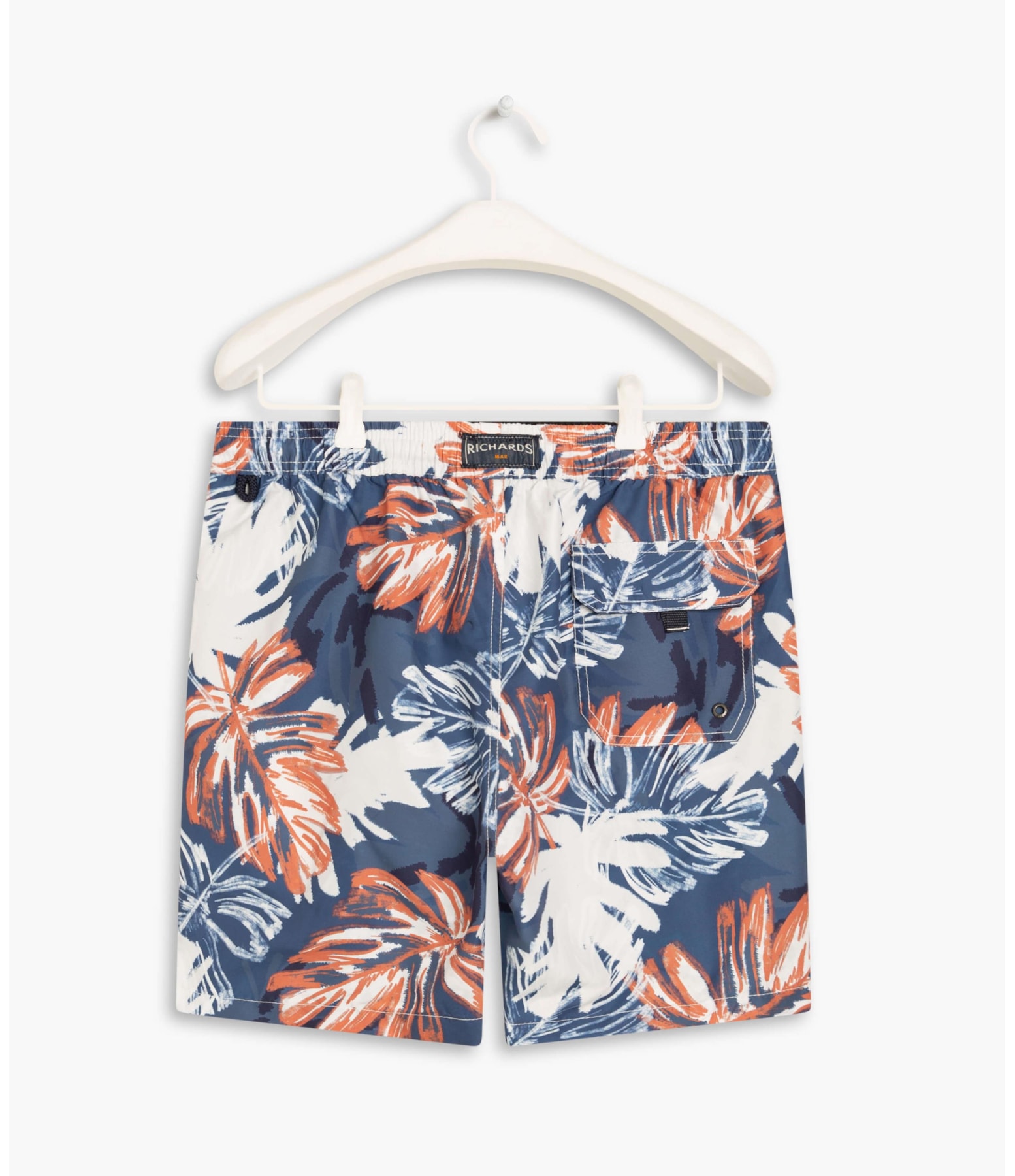 Short Praia Folhas Brush Hortencia
