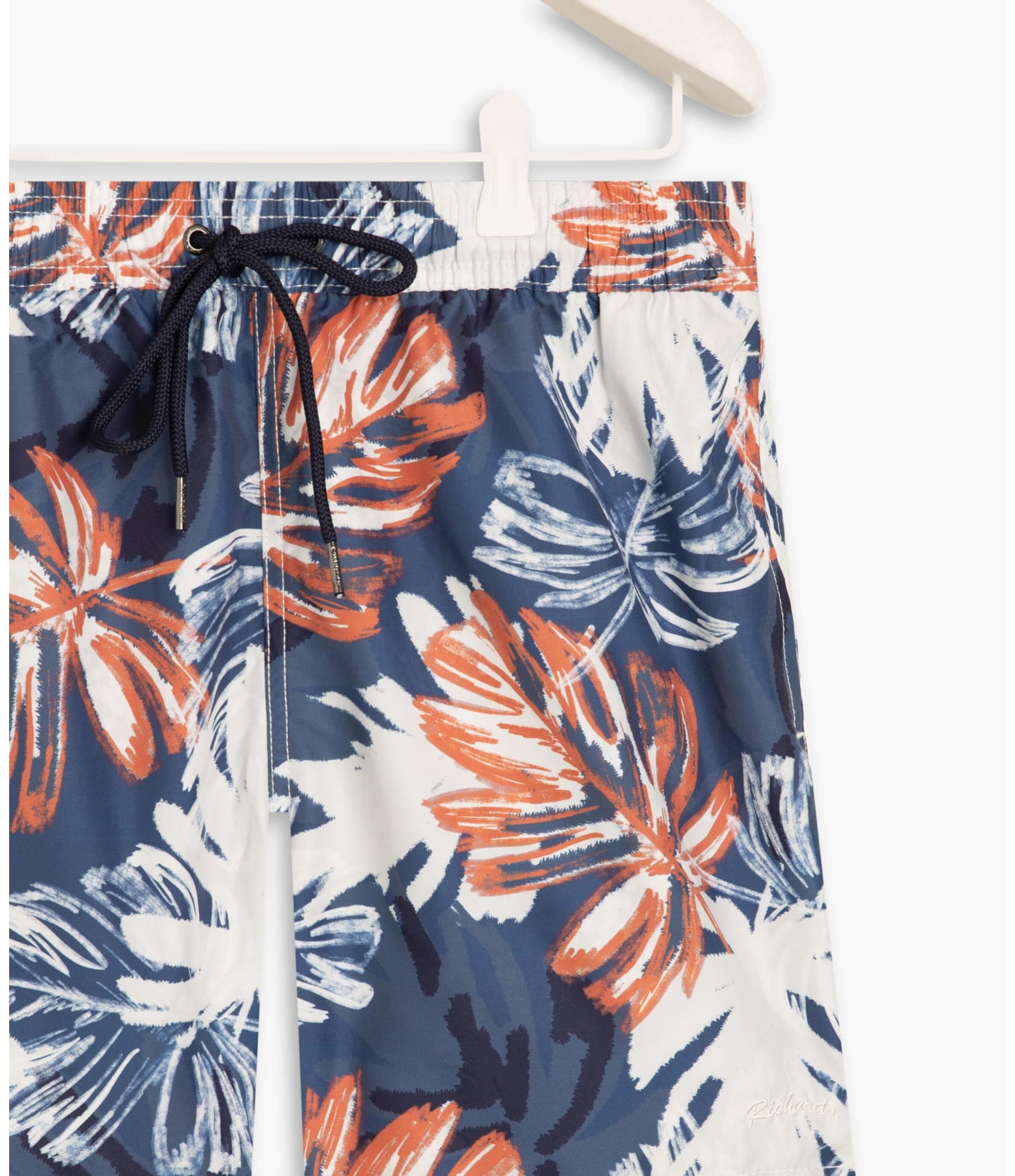Short Praia Folhas Brush Hortencia