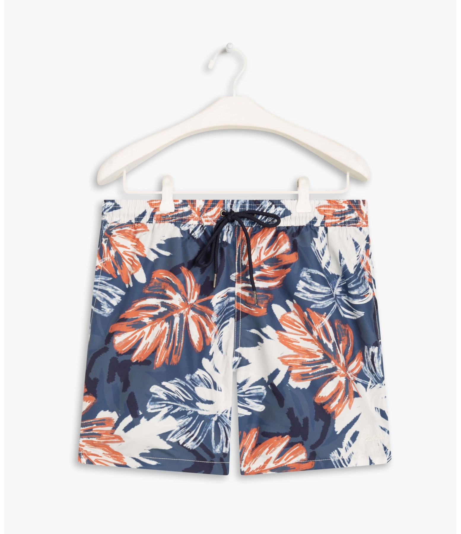 Short Praia Folhas Brush Hortencia