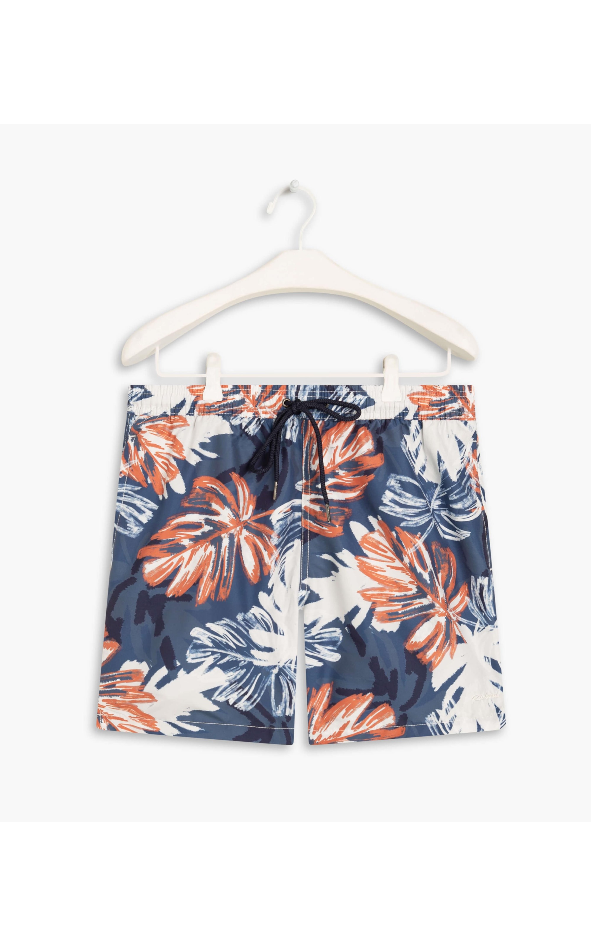 Short Praia Folhas Brush Hortencia