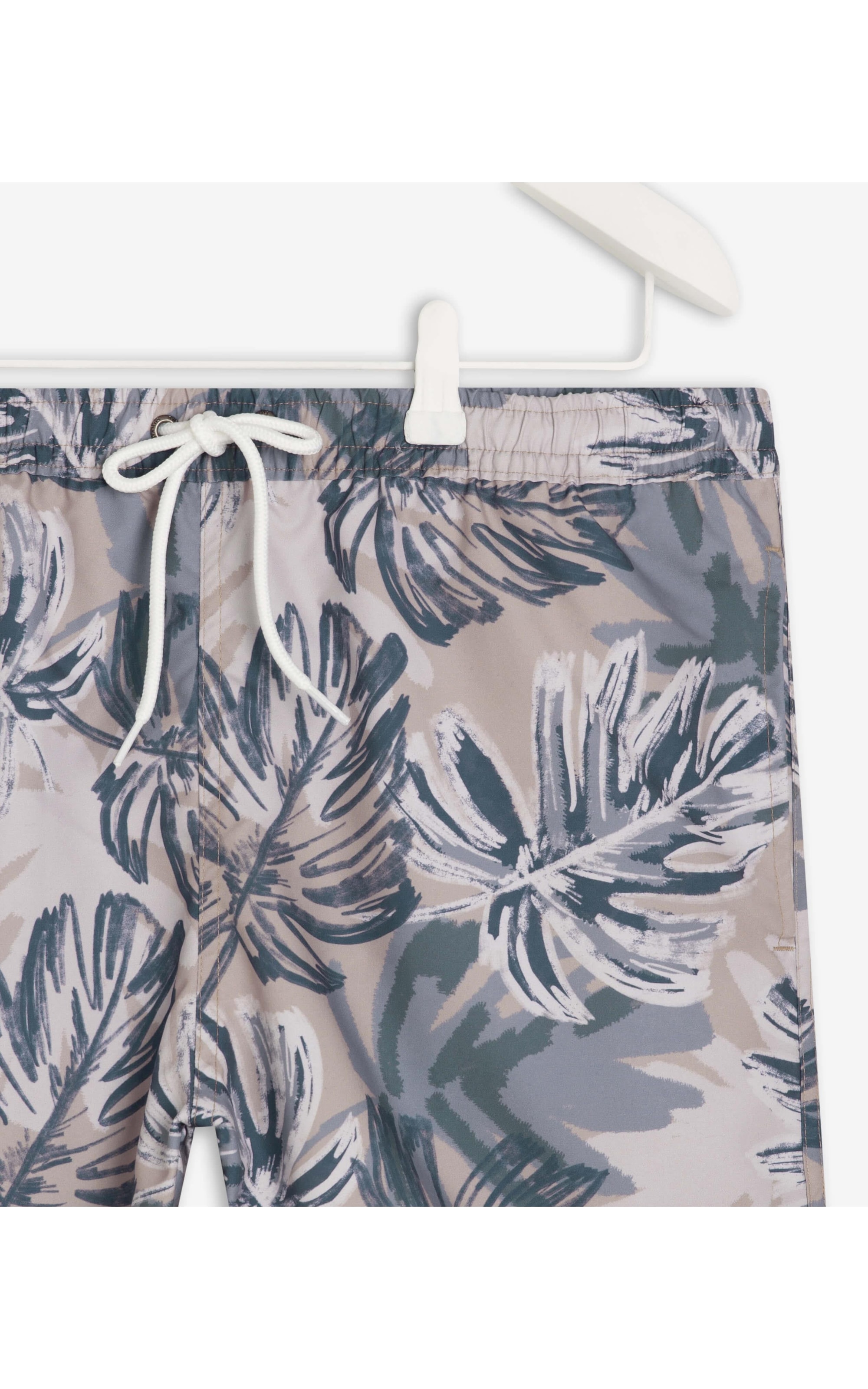 Short Praia Folhas Brush Sandy
