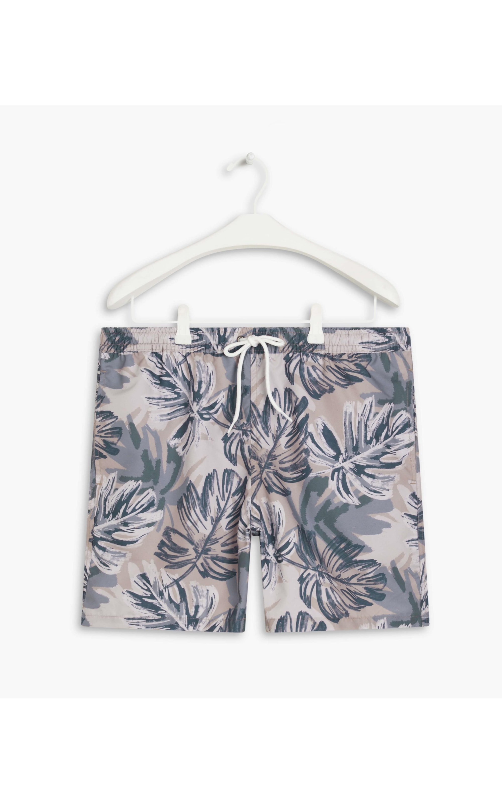 Short Praia Folhas Brush Sandy