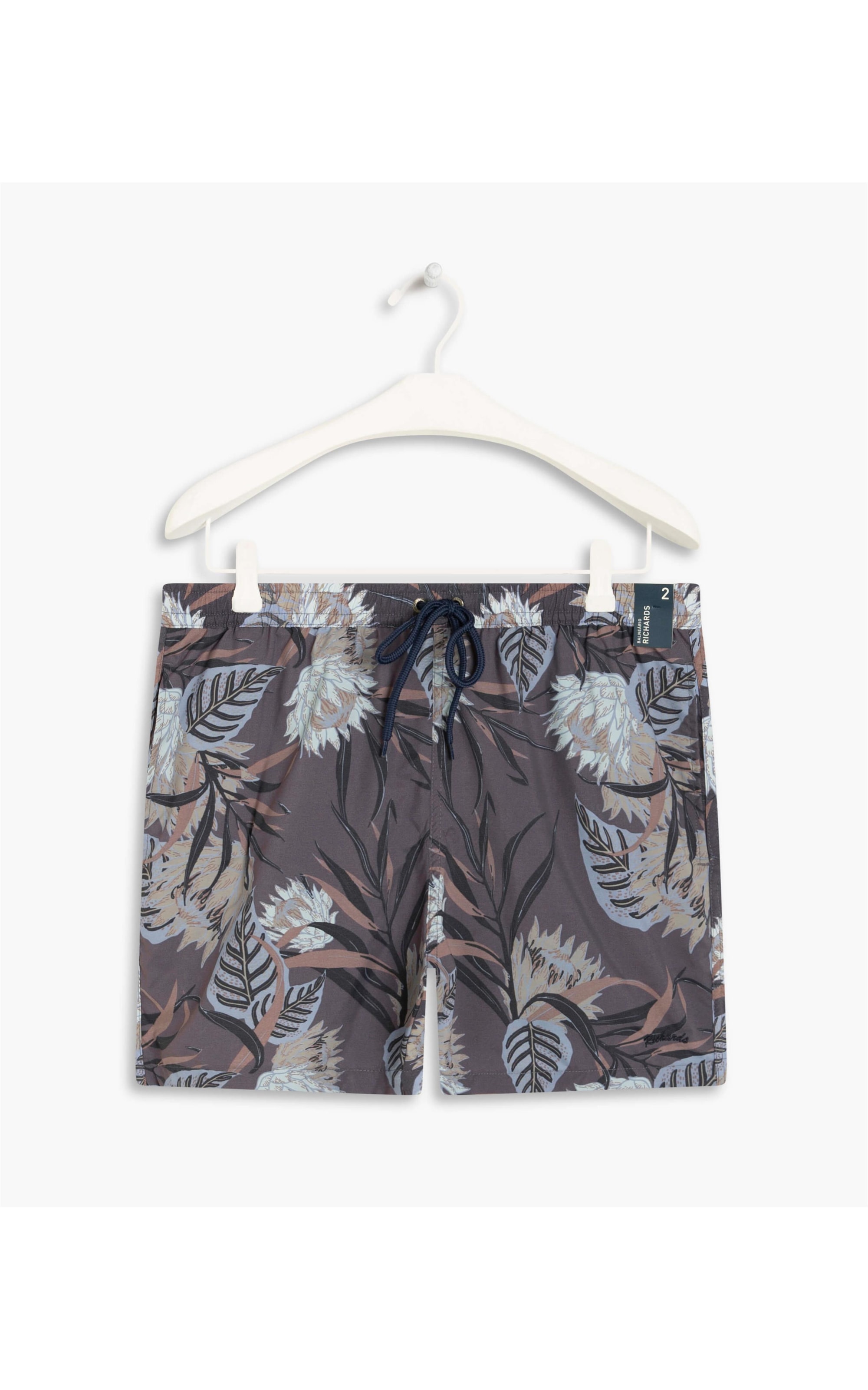 Short Praia Geo Tribal Dark Navy