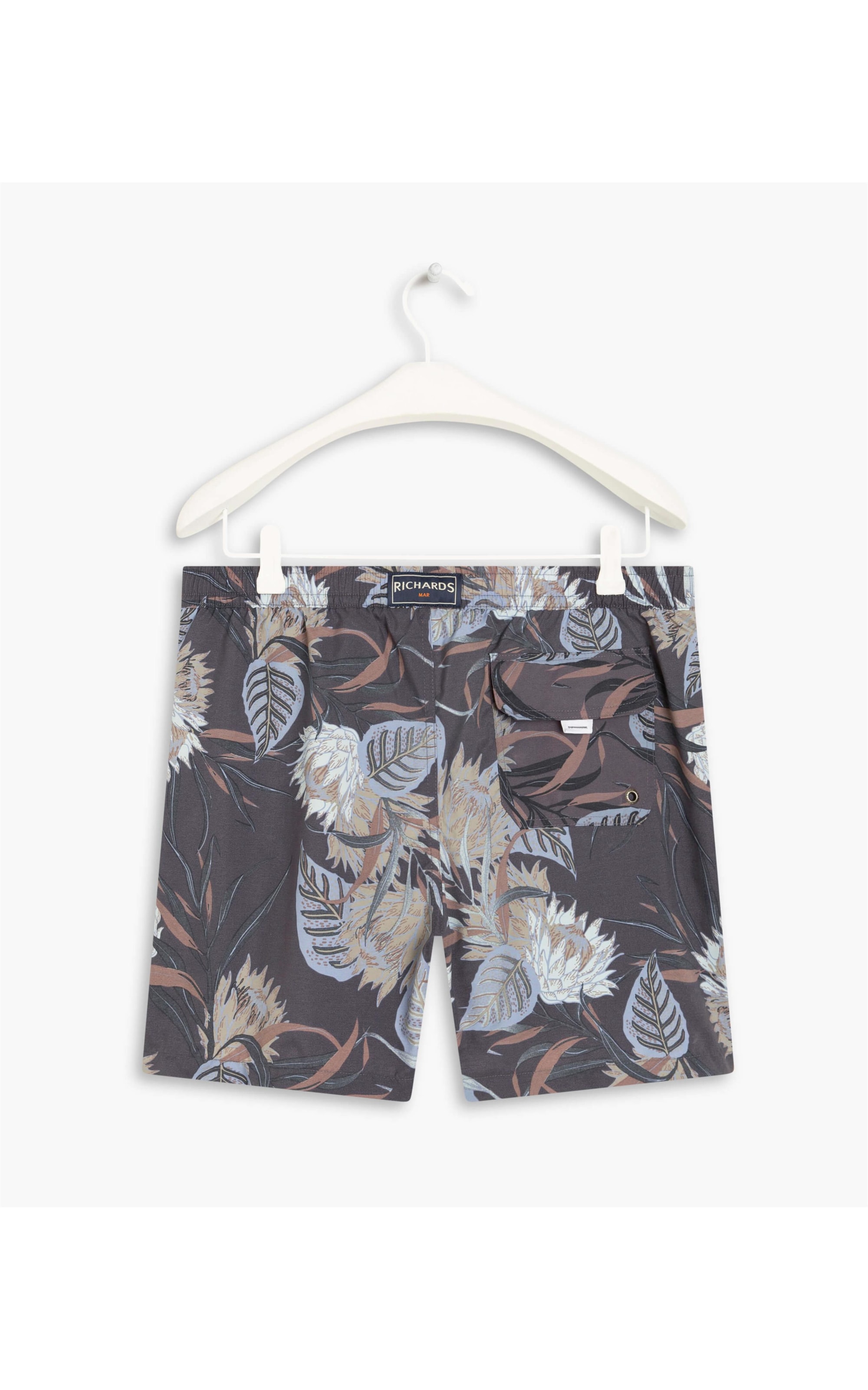 Short Praia Geo Tribal Dark Navy