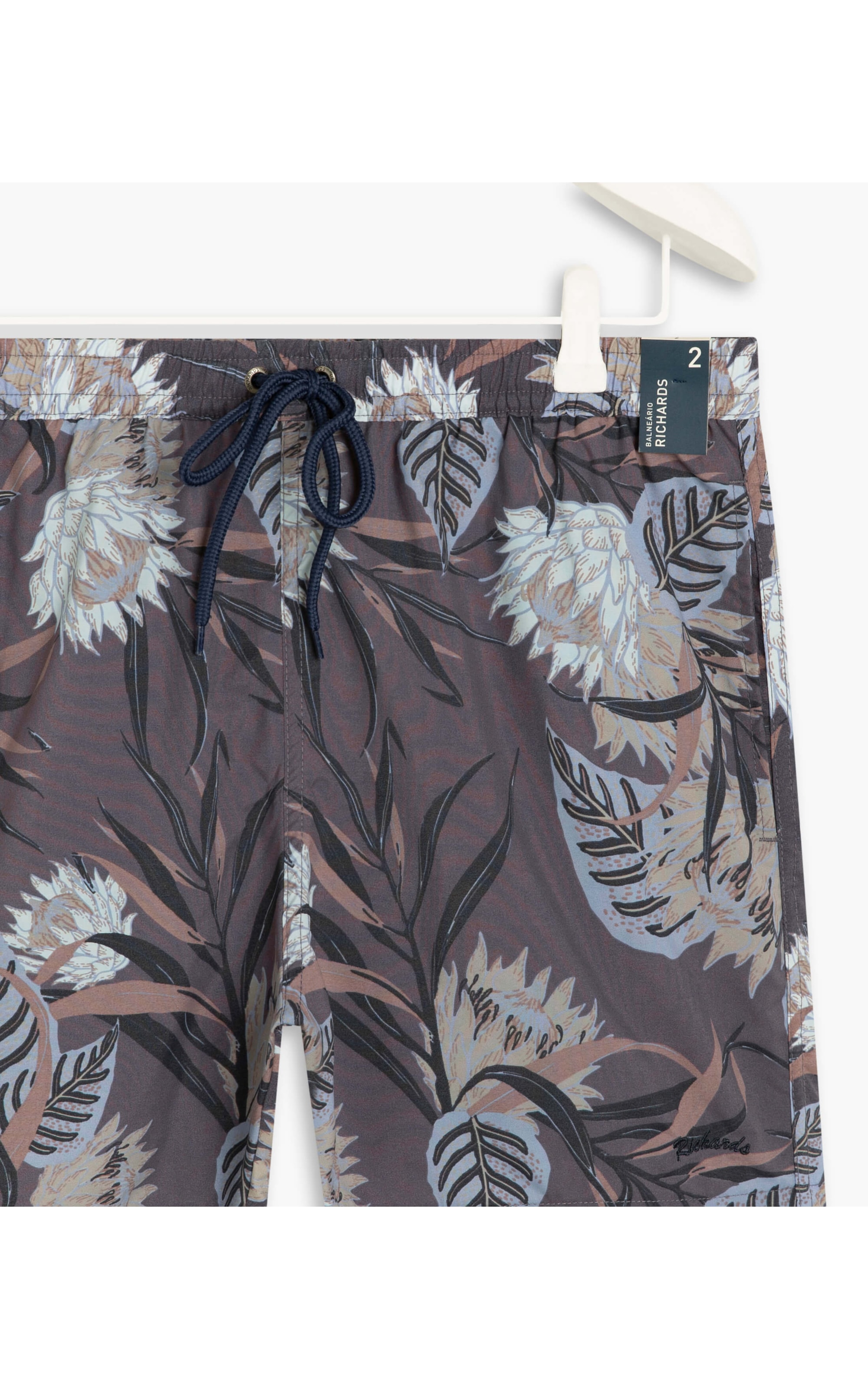 Short Praia Geo Tribal Dark Navy