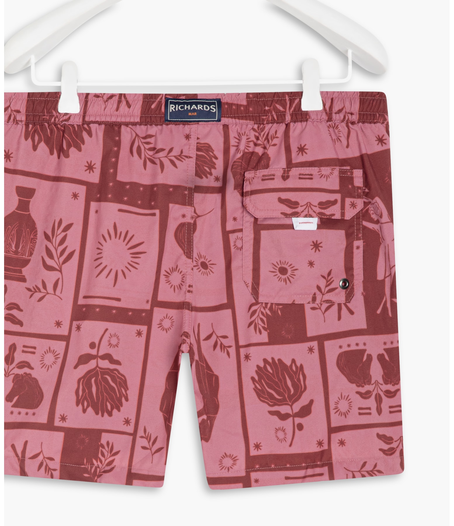 Short Praia Grécia Vermelho