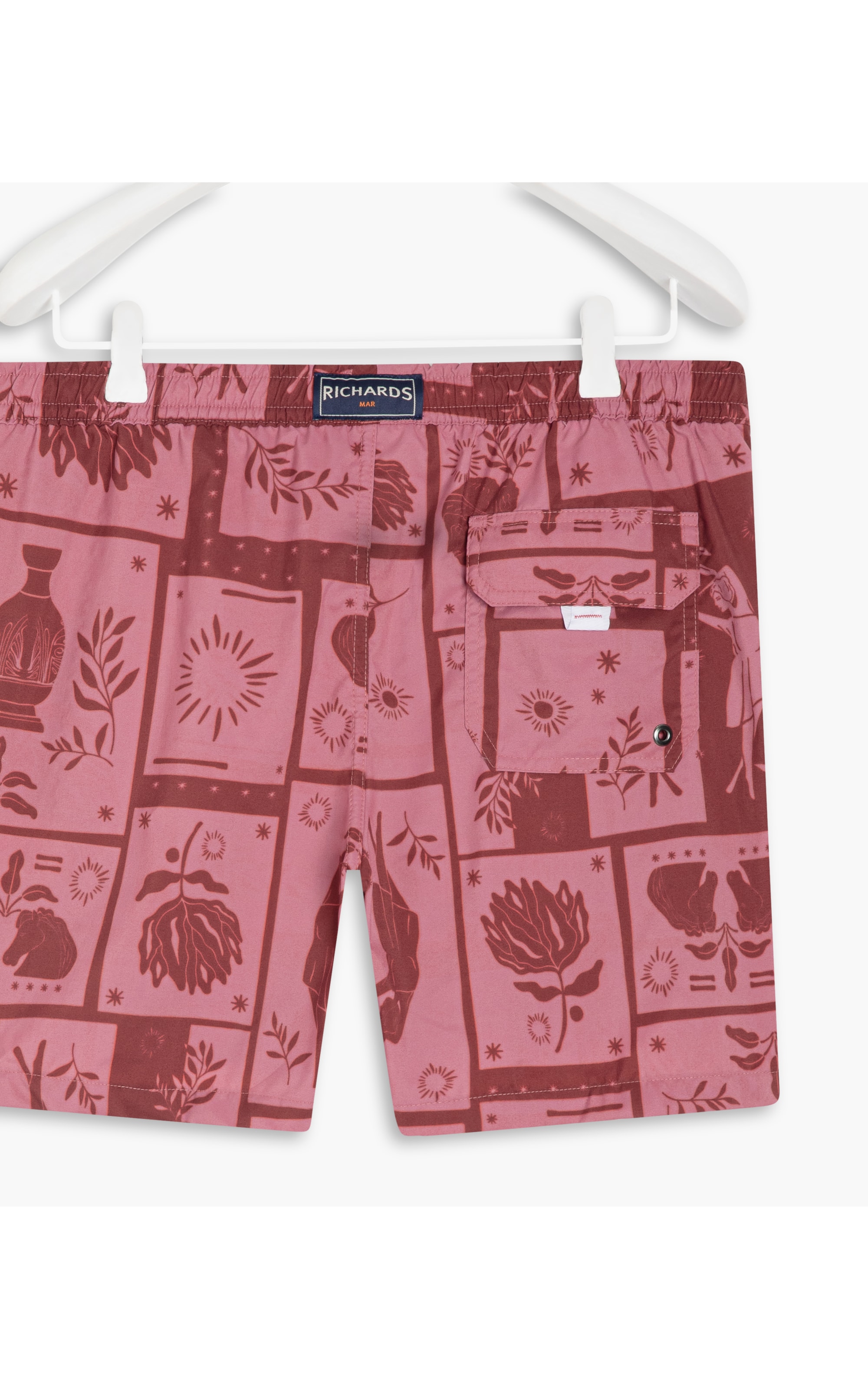 Short Praia Grécia Vermelho