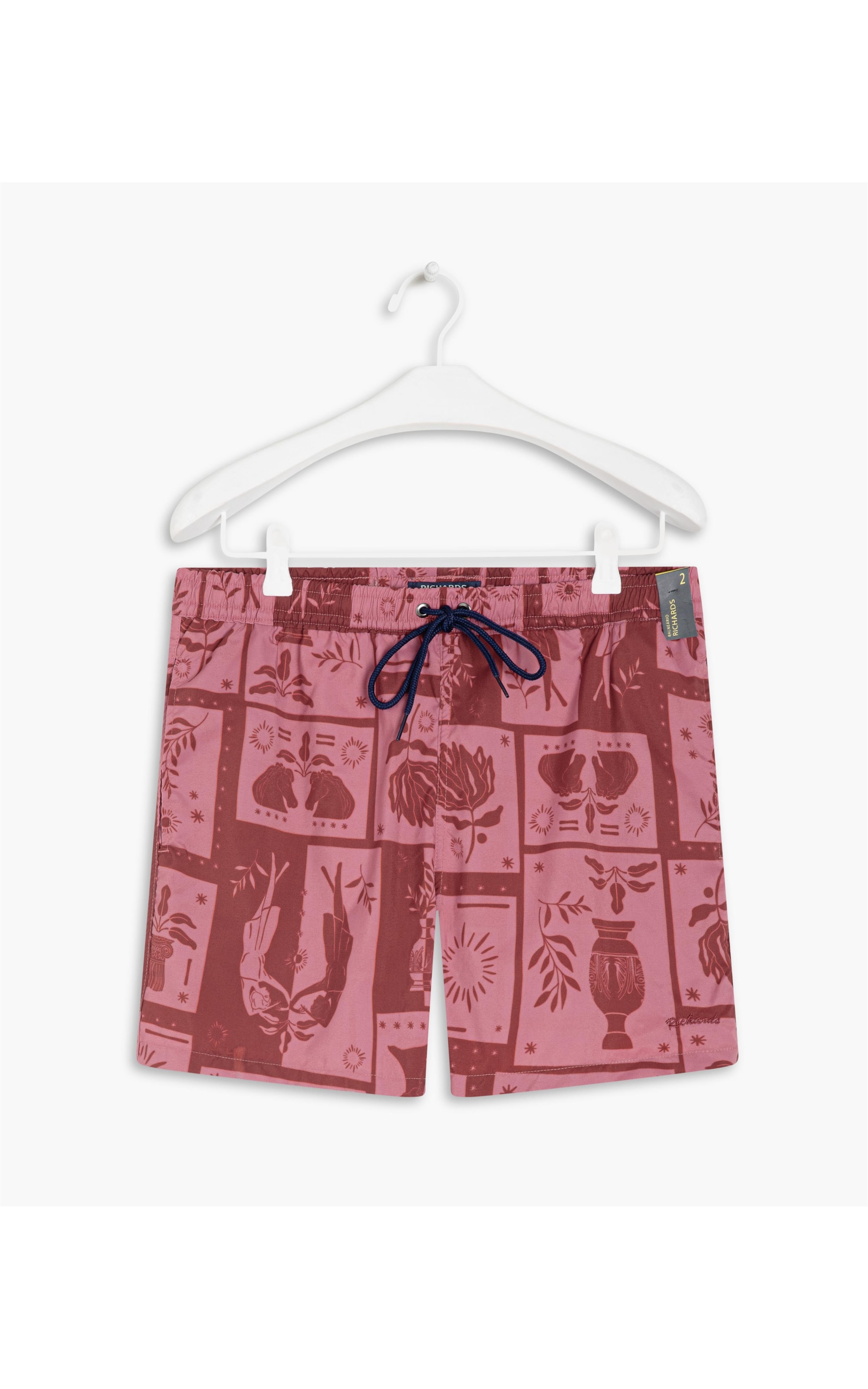 Short Praia Grécia Vermelho