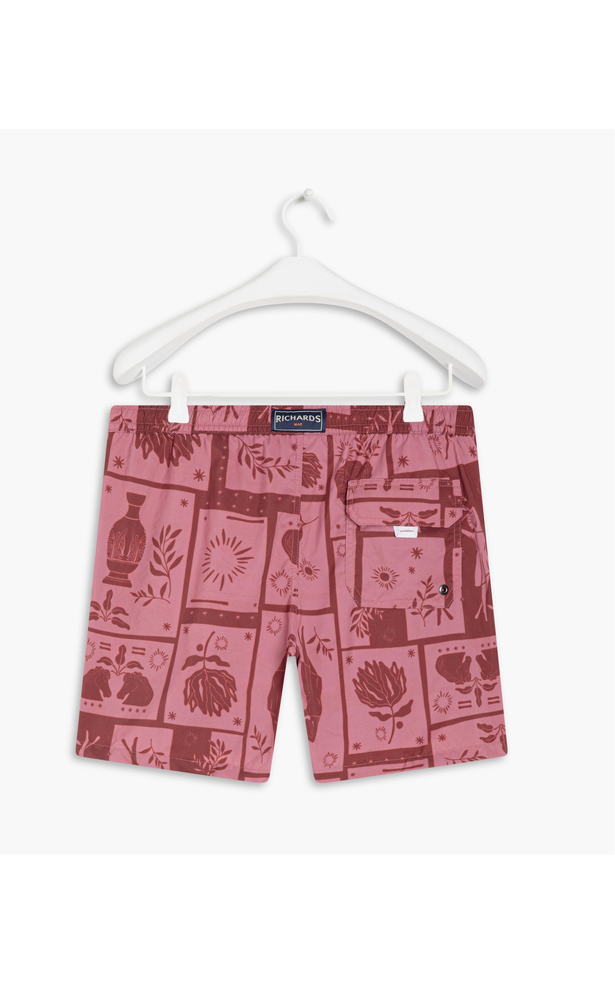 Short Praia Grécia Vermelho