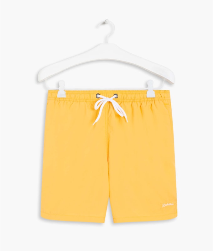 Short Praia Liso Amarelo