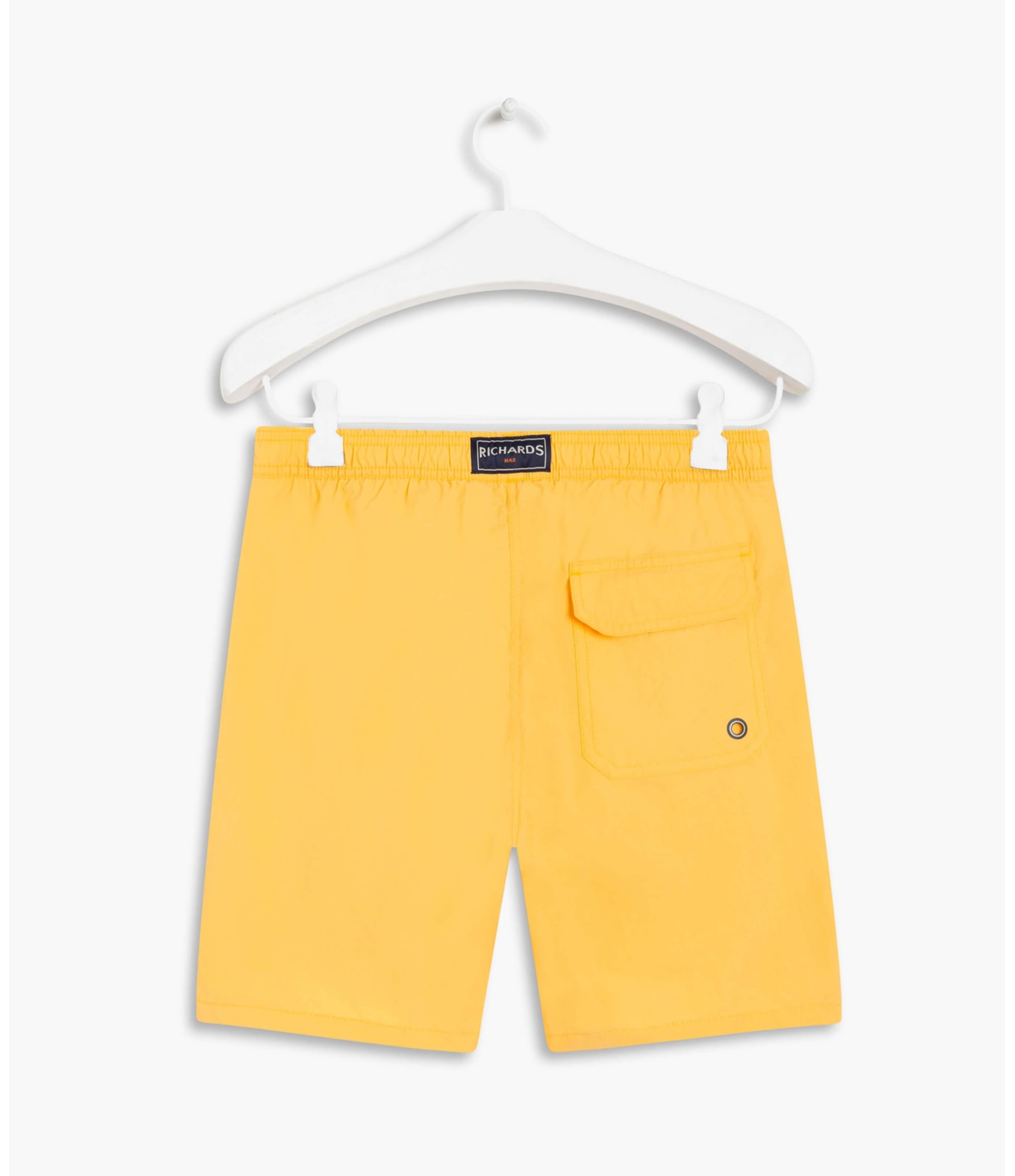 Short Praia Liso Amarelo
