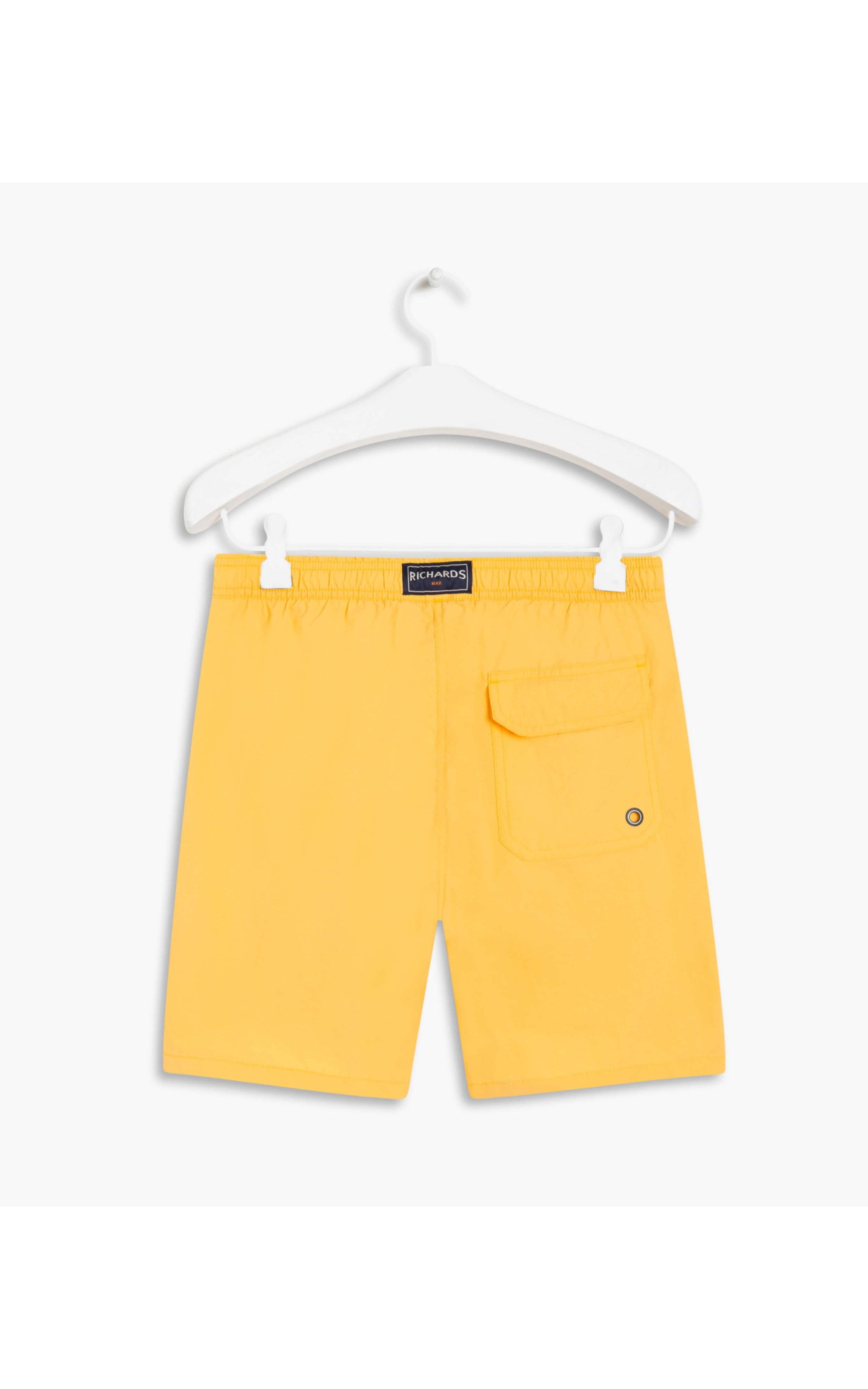 Short Praia Liso Amarelo