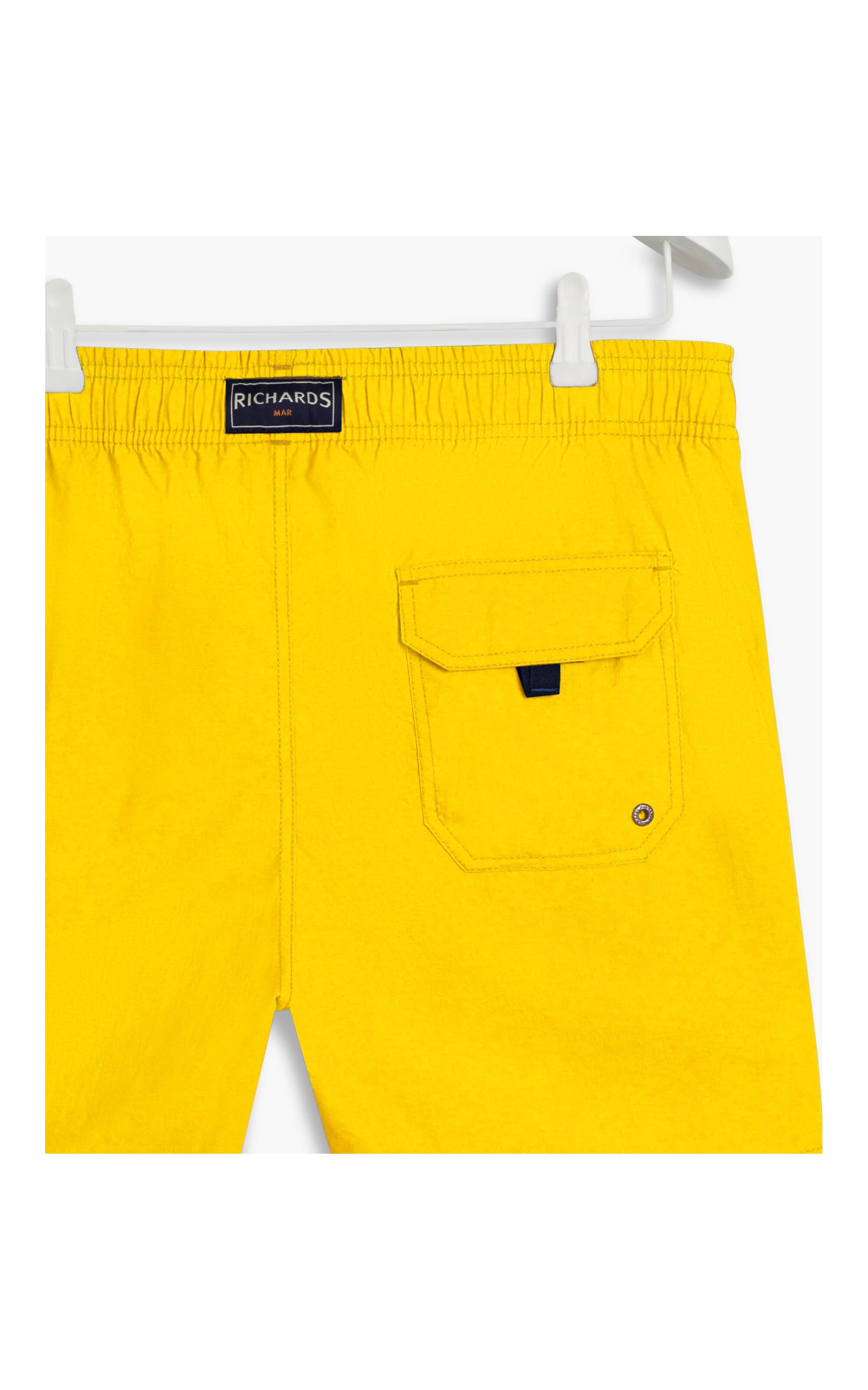 Short Praia Liso Amarelo