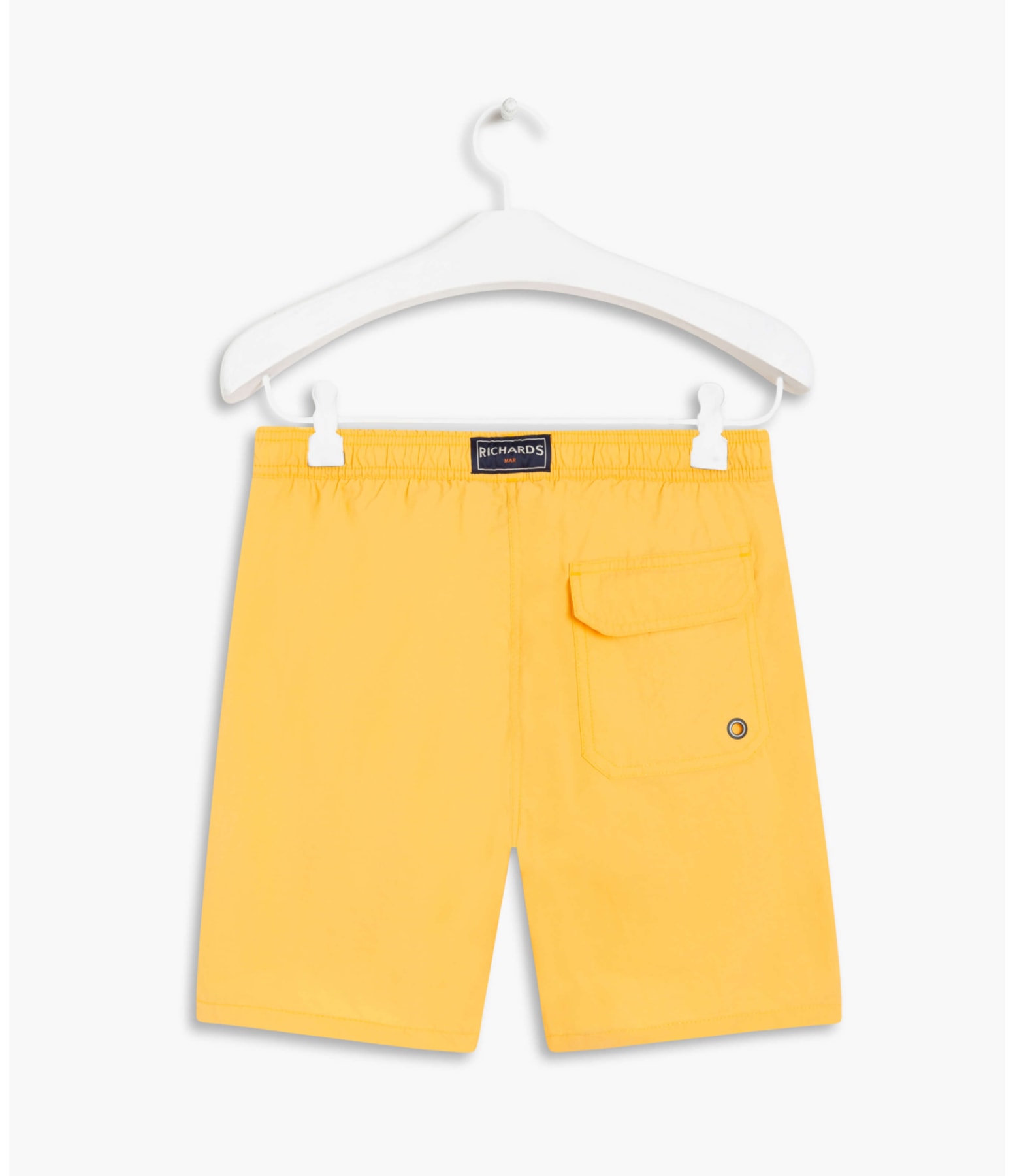 Short Praia Liso Amarelo