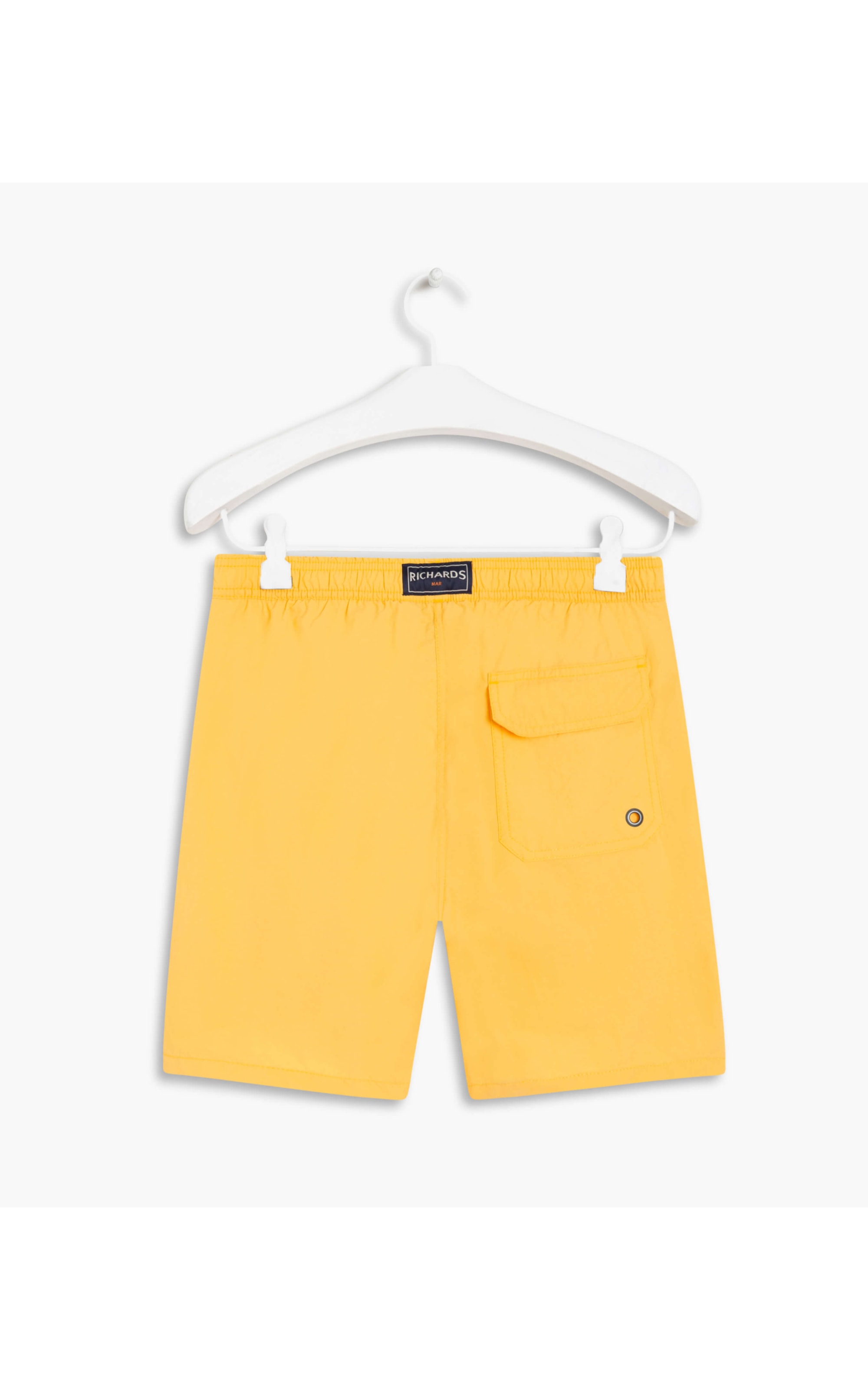 Short Praia Liso Amarelo