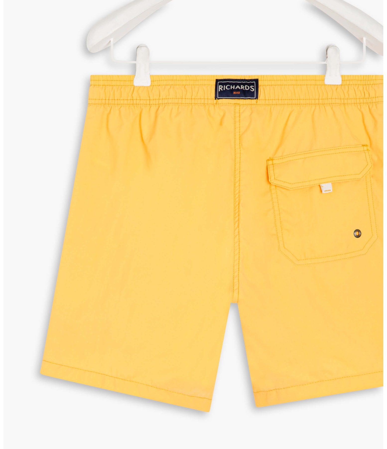 Short Praia Liso Amarelo