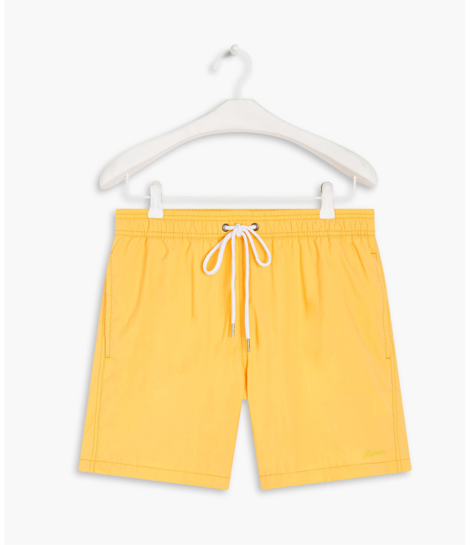 Short Praia Liso Amarelo