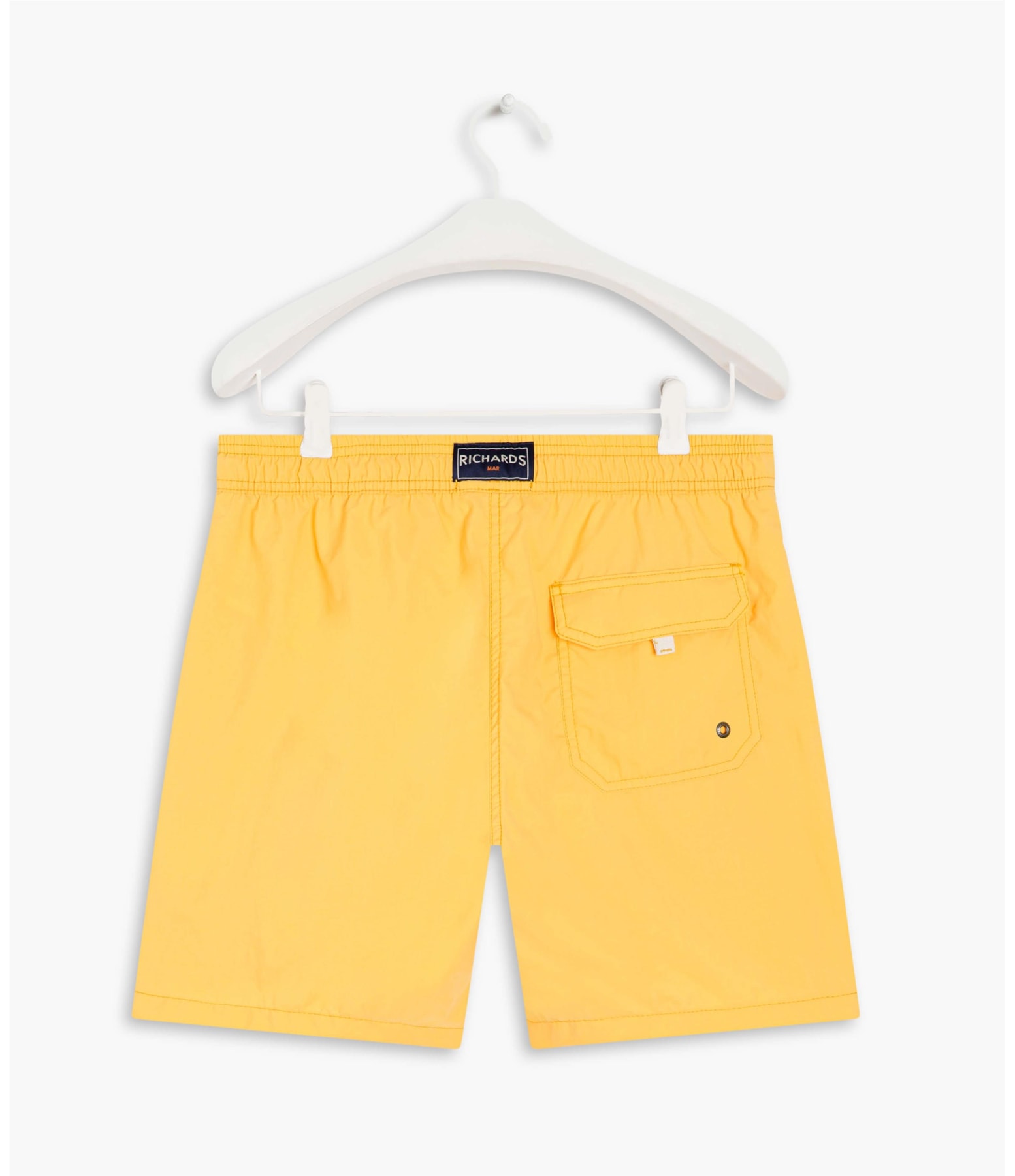 Short Praia Liso Amarelo