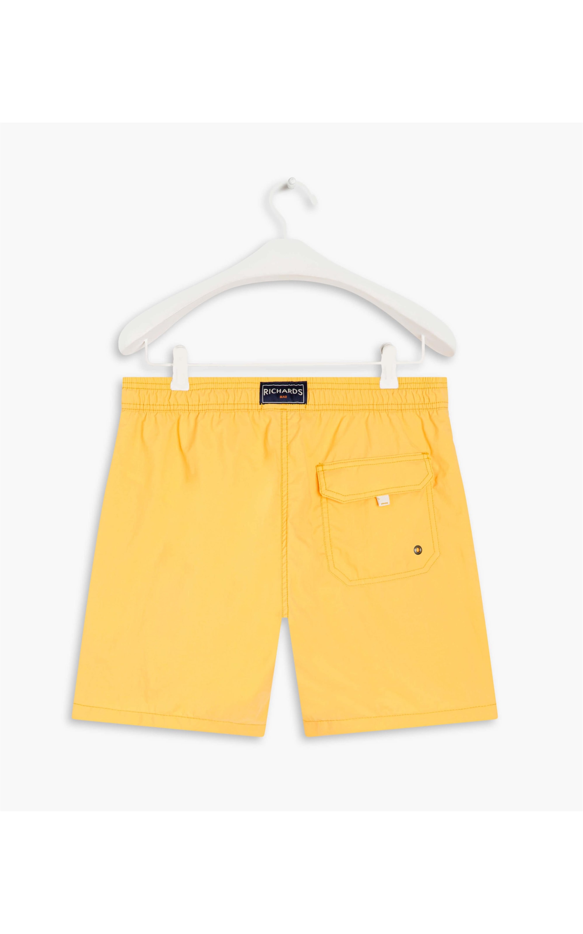 Short Praia Liso Amarelo