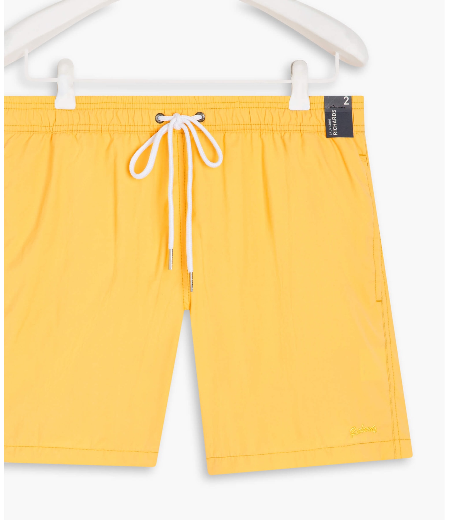 Short Praia Liso Amarelo