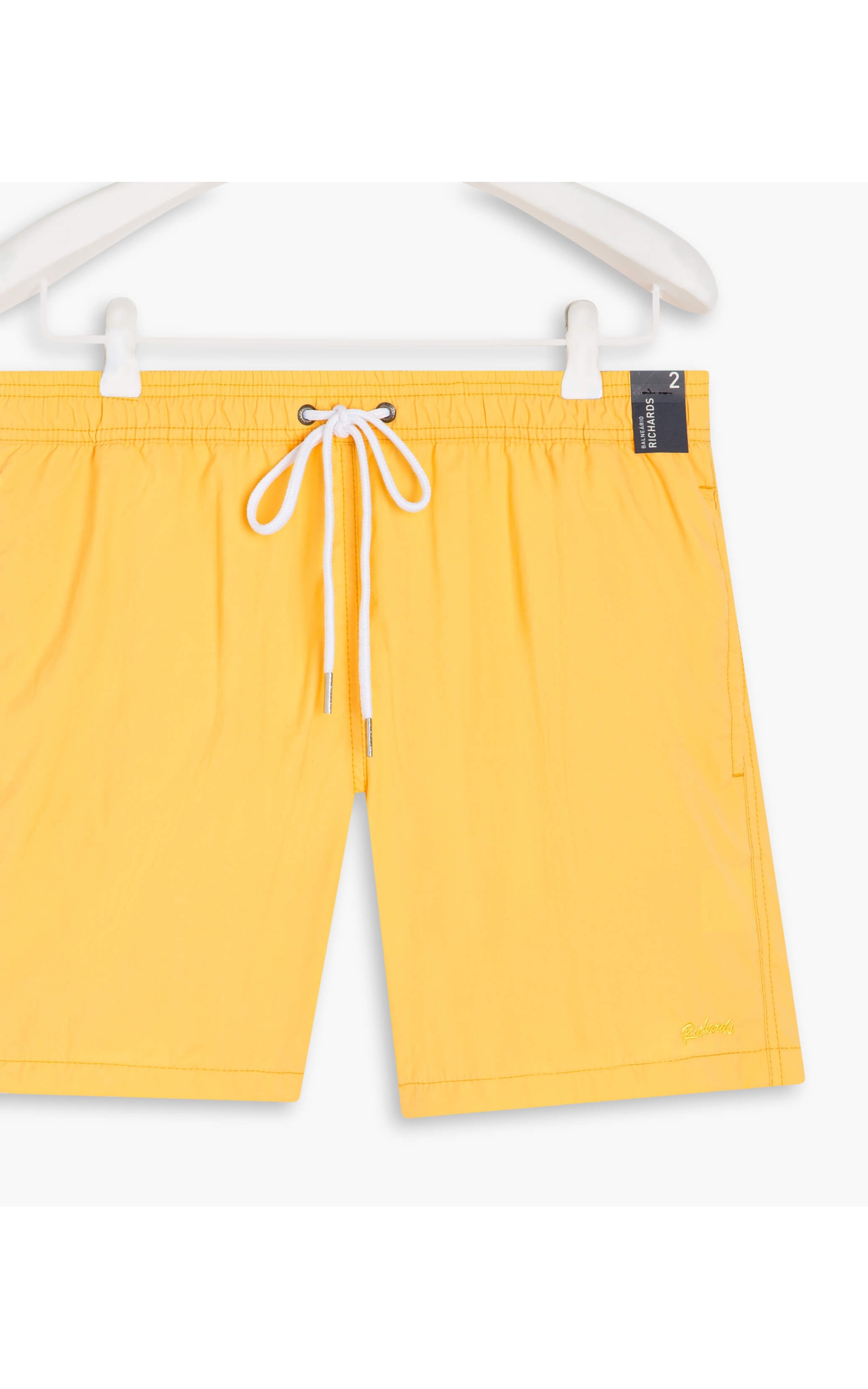 Short Praia Liso Amarelo