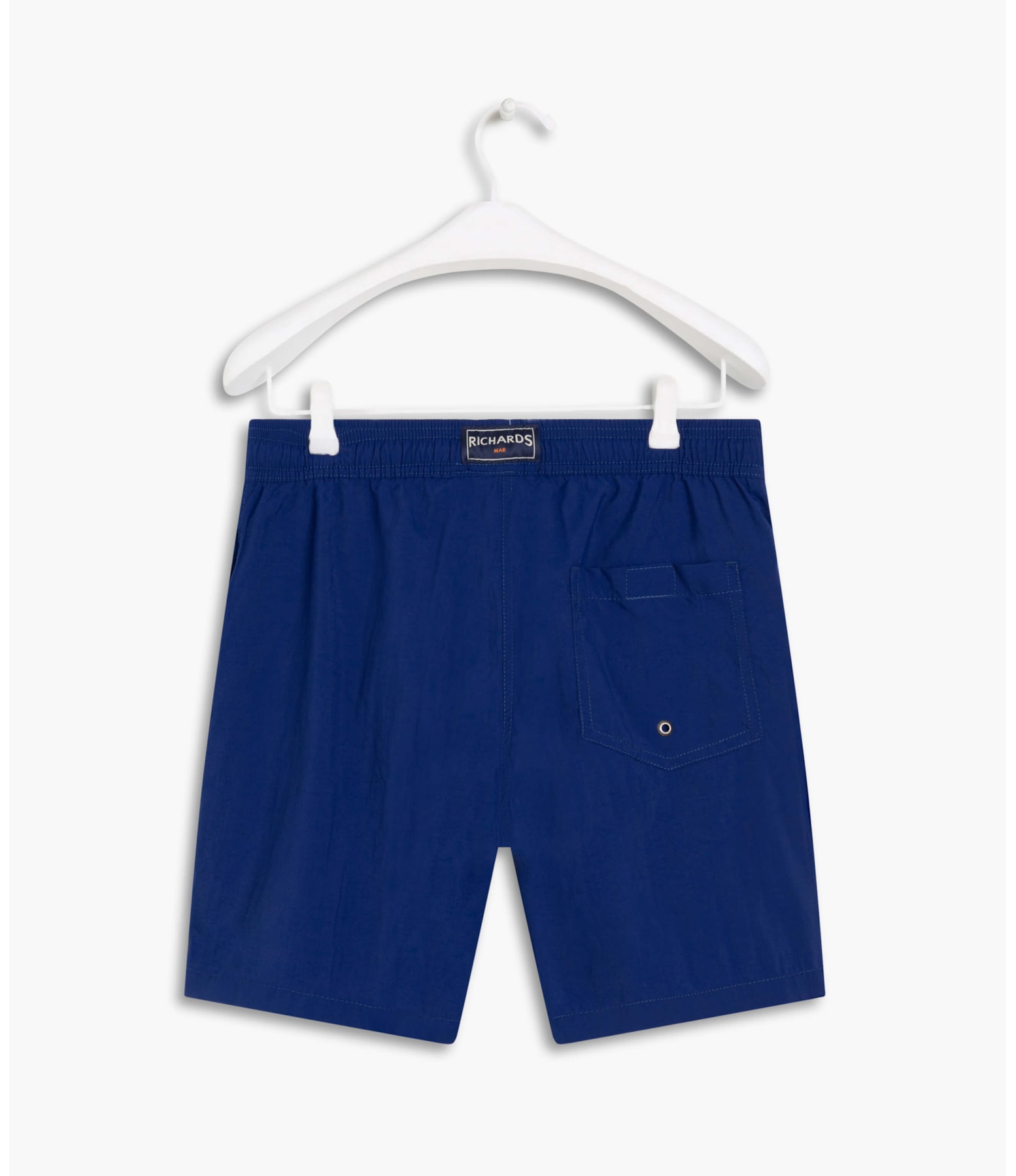 Short Praia Liso Azul Bic