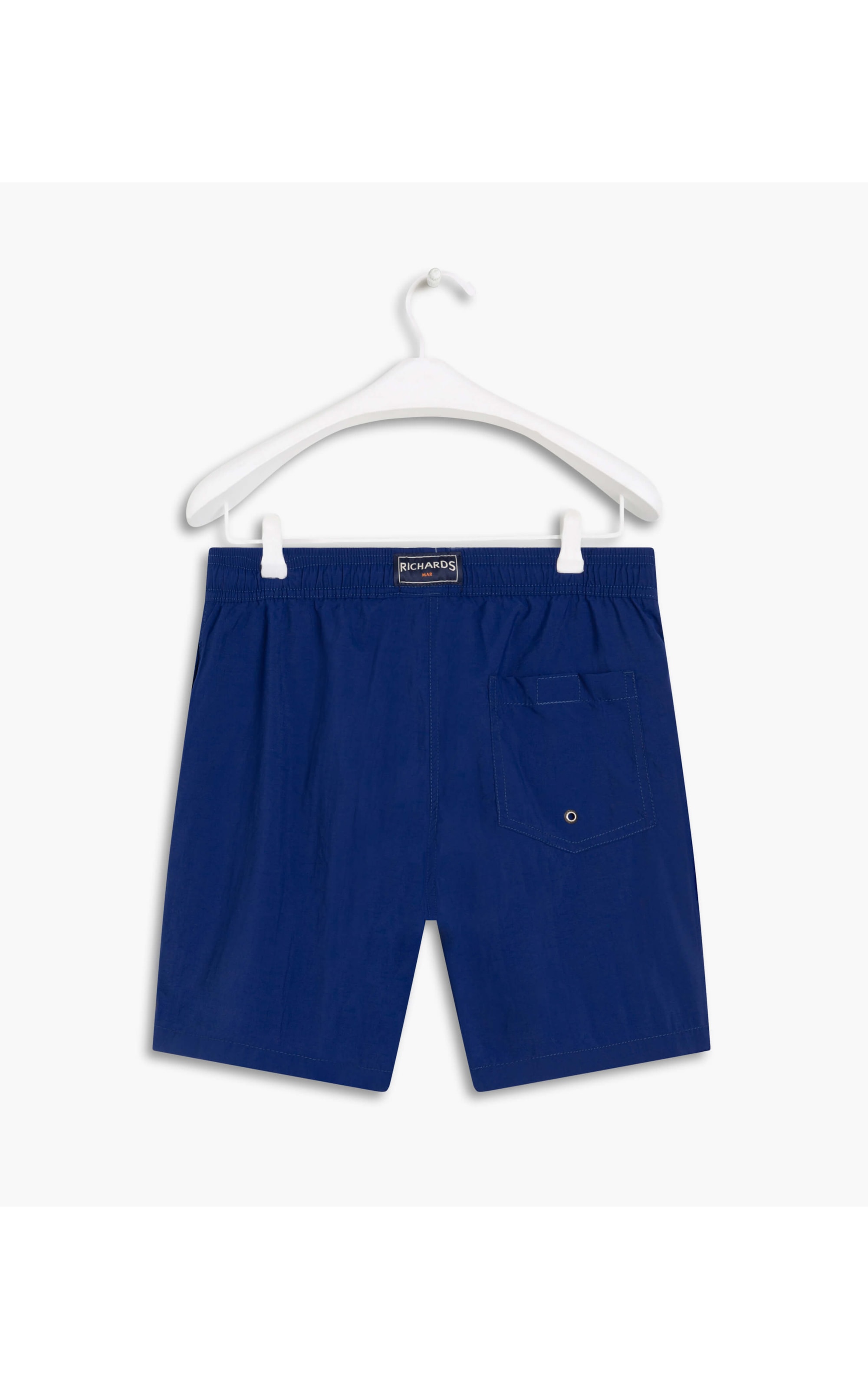 Short Praia Liso Azul Bic