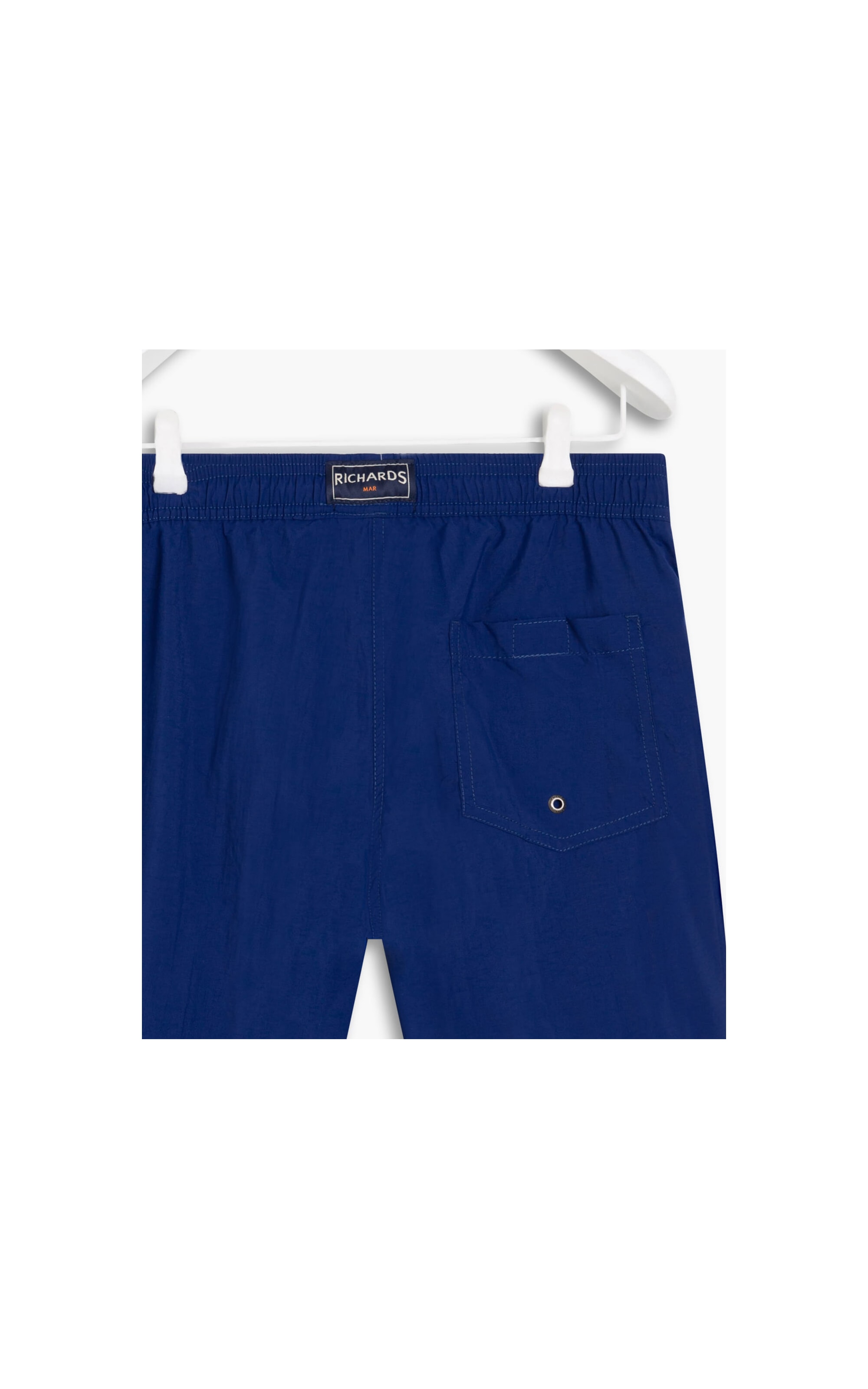 Short Praia Liso Azul Bic