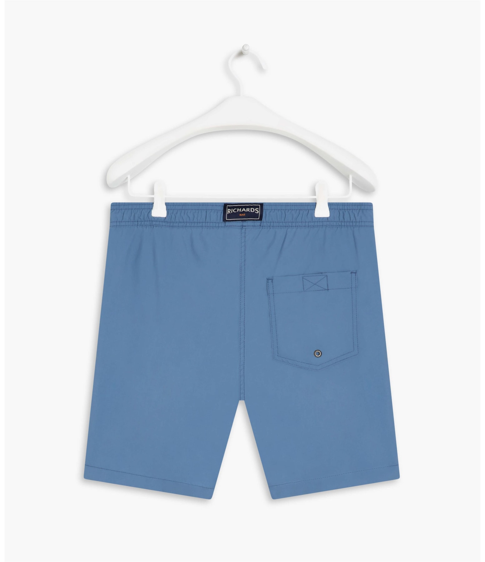 Short Praia Liso Azul Claro