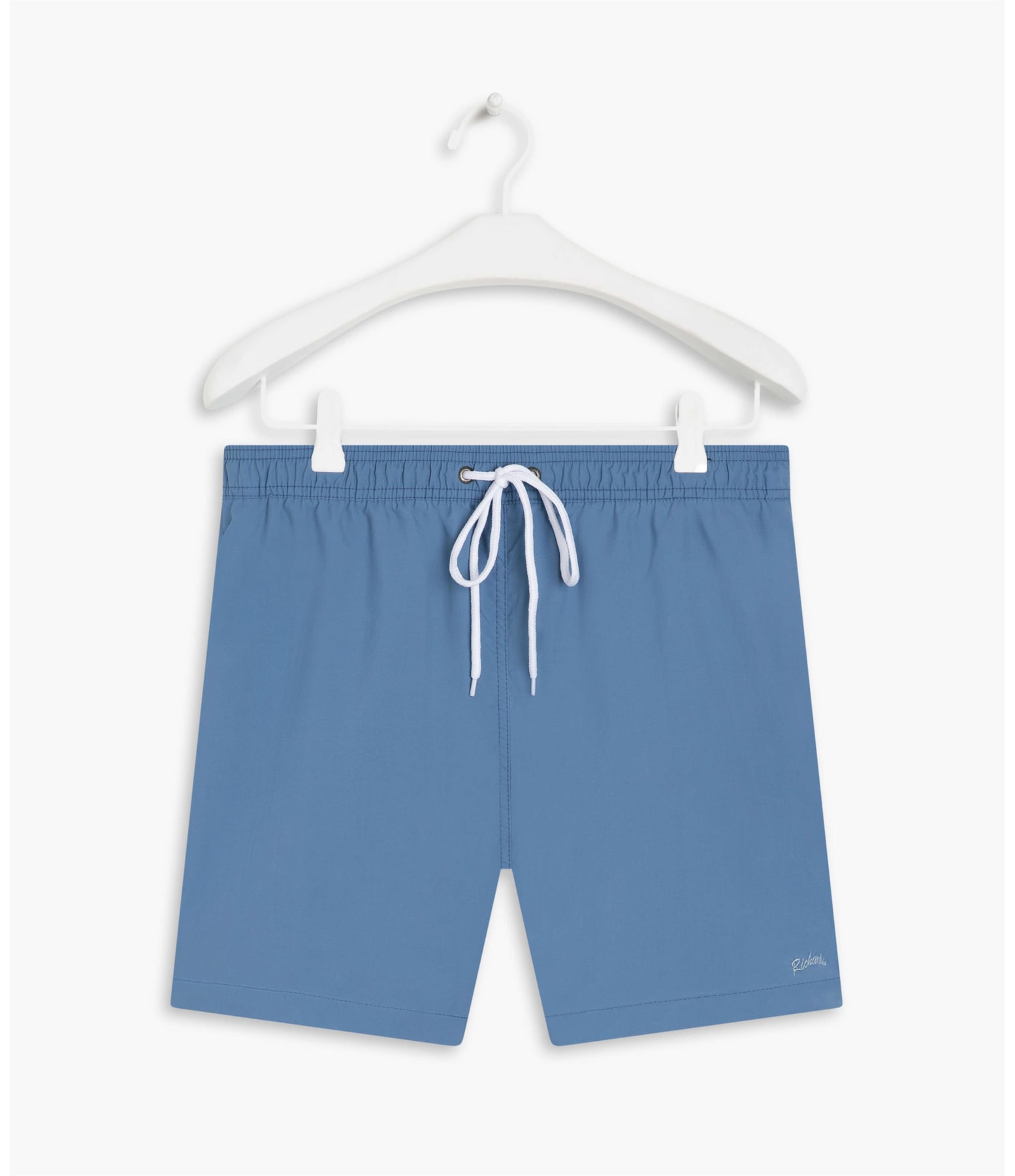 Short Praia Liso Azul Claro