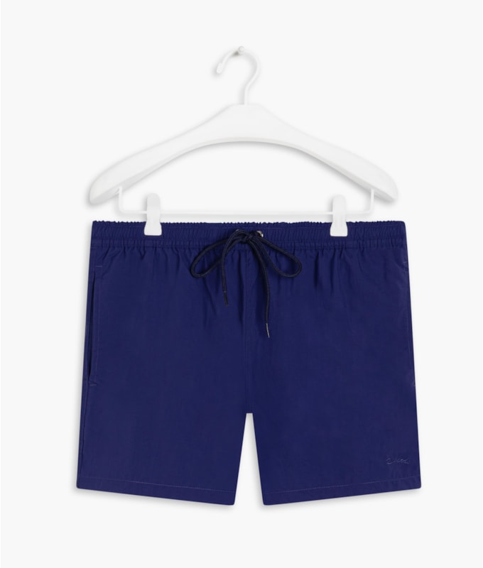 Short Praia Liso Biarritz Azul Bic
