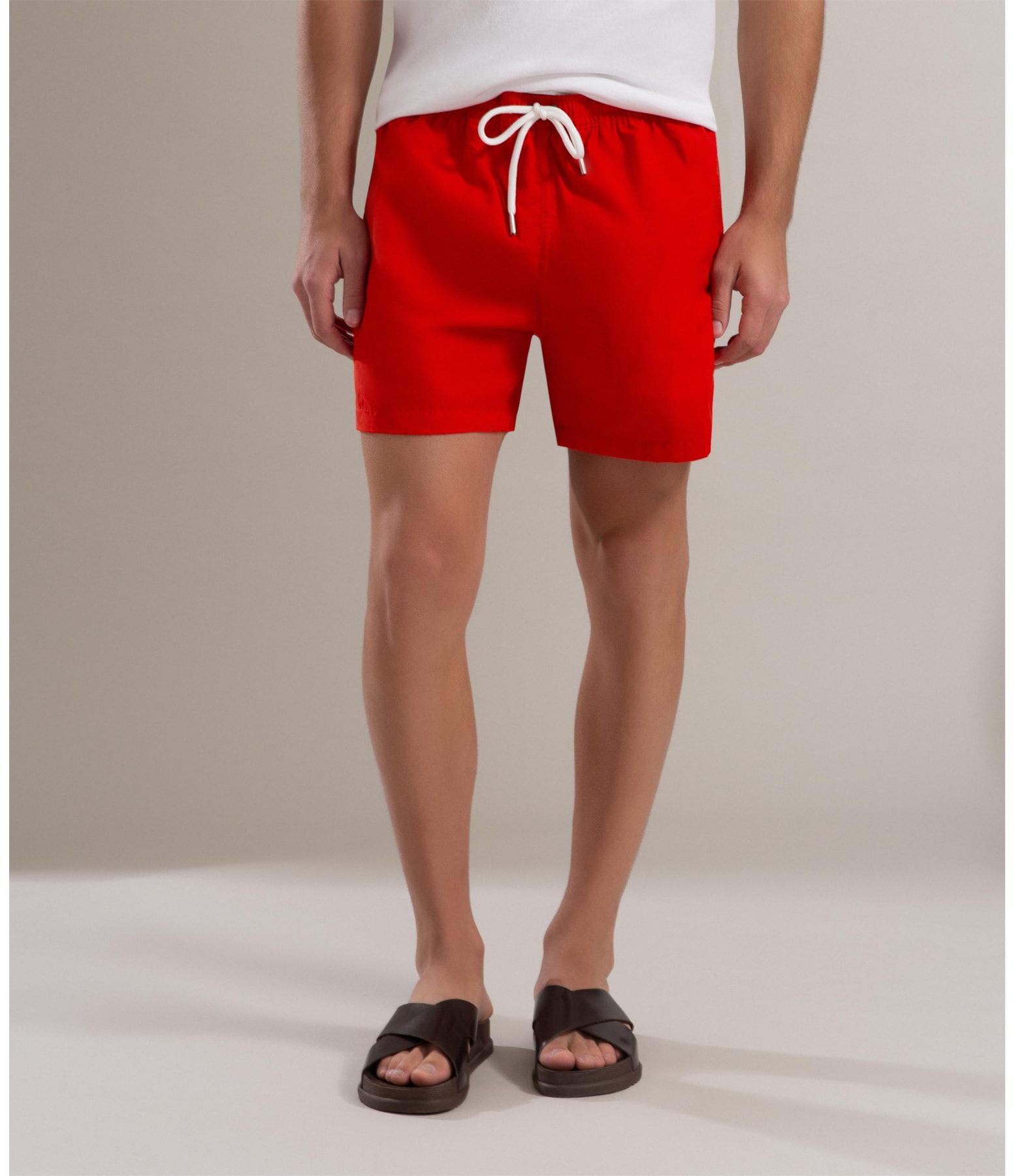 Short Praia Liso Biarritz Laranja