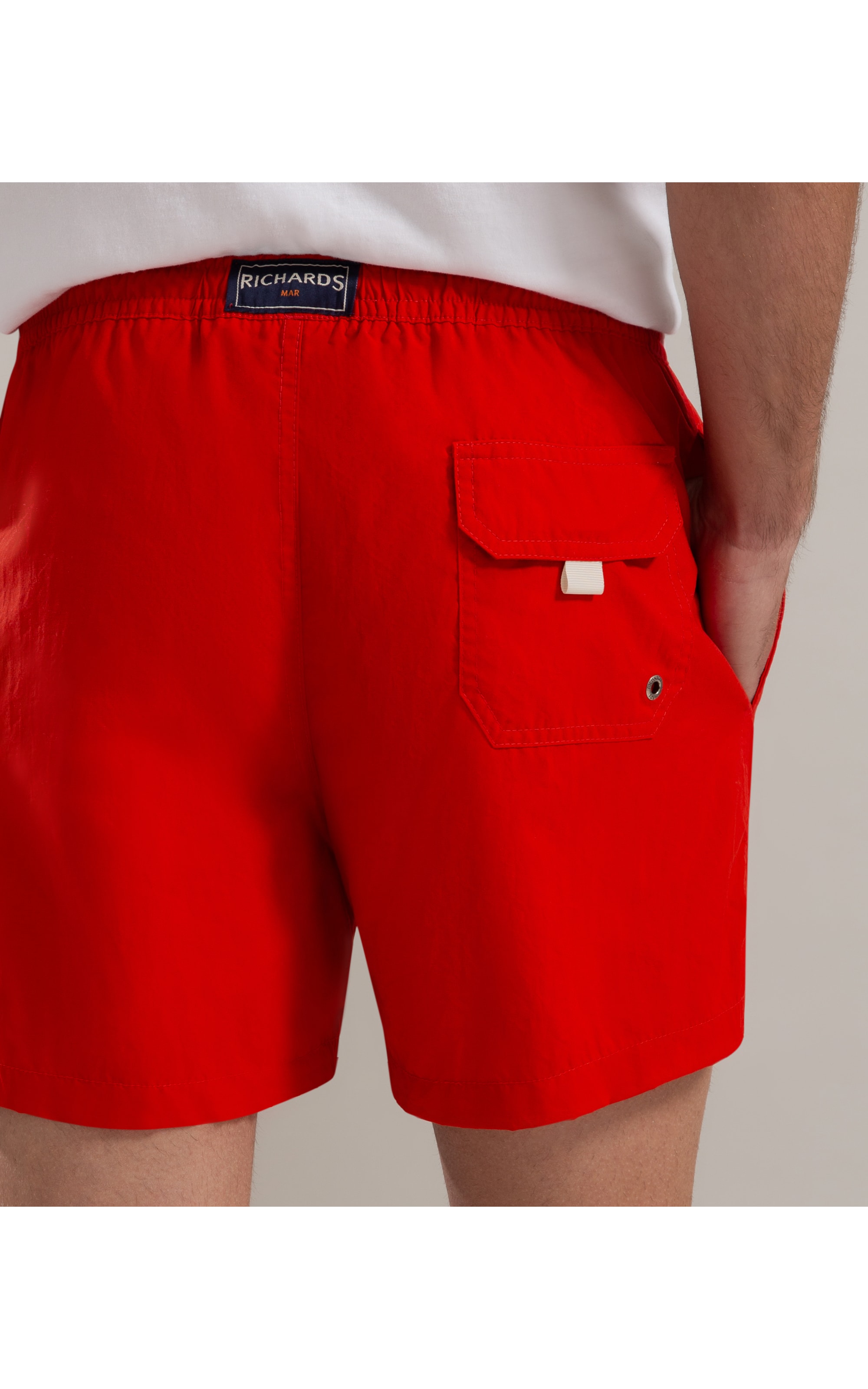 Short Praia Liso Biarritz Laranja