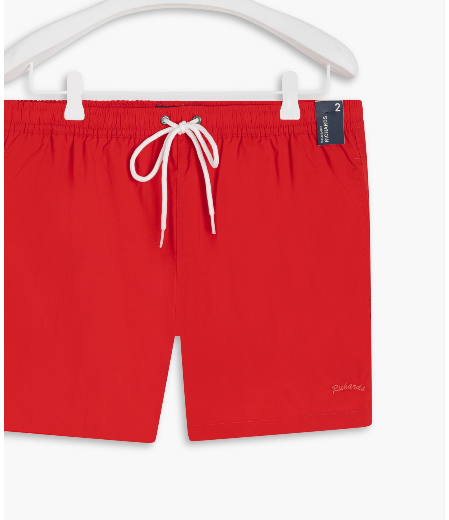 Short Praia Liso Biarritz Vermelho