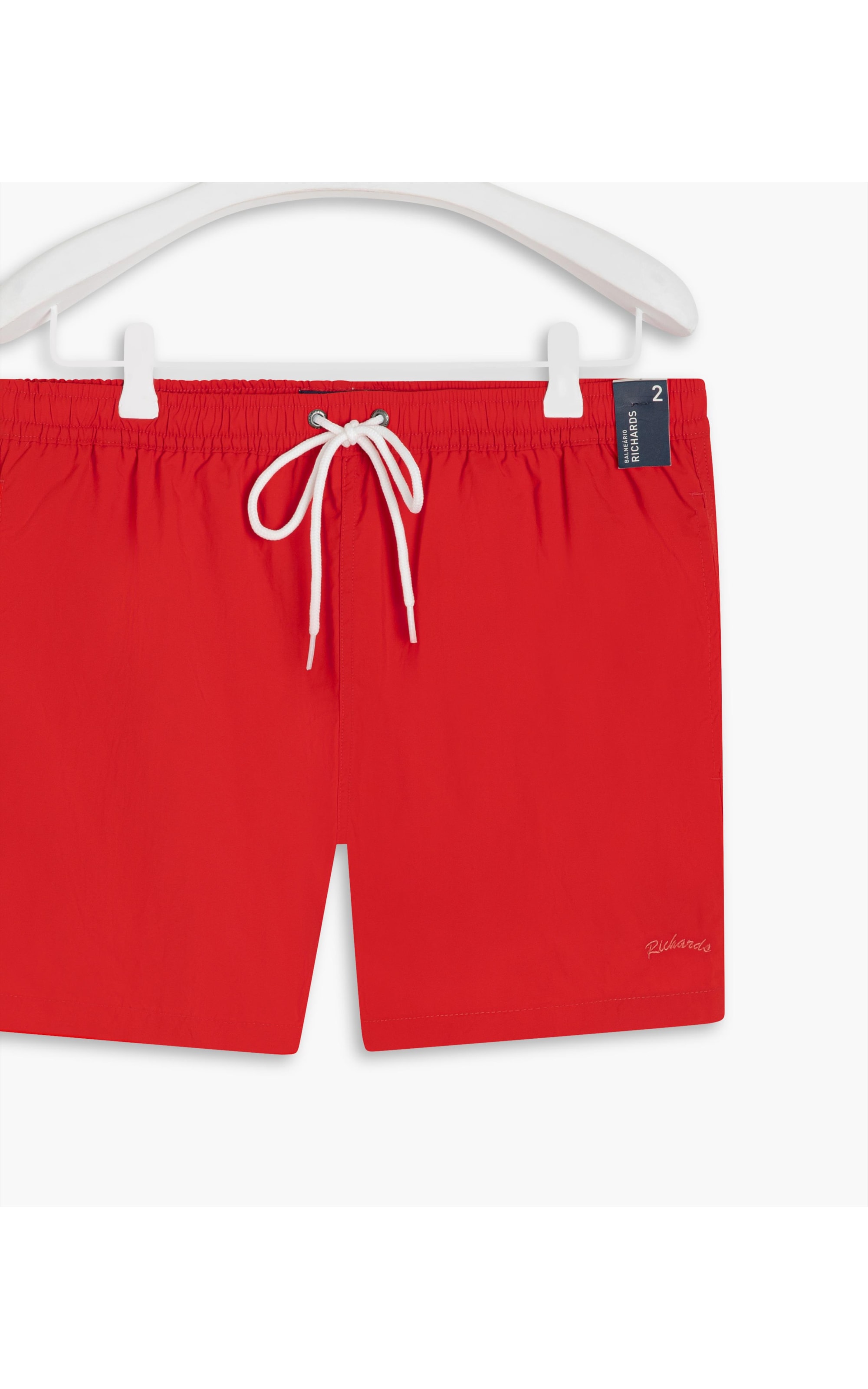 Short Praia Liso Biarritz Vermelho