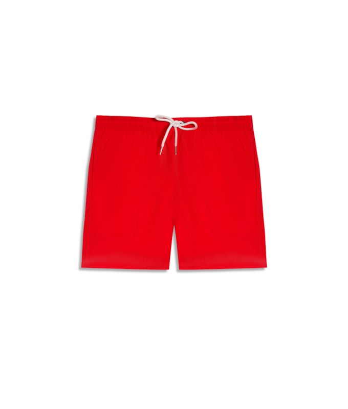 Short Praia Liso Biarritz Vermelho