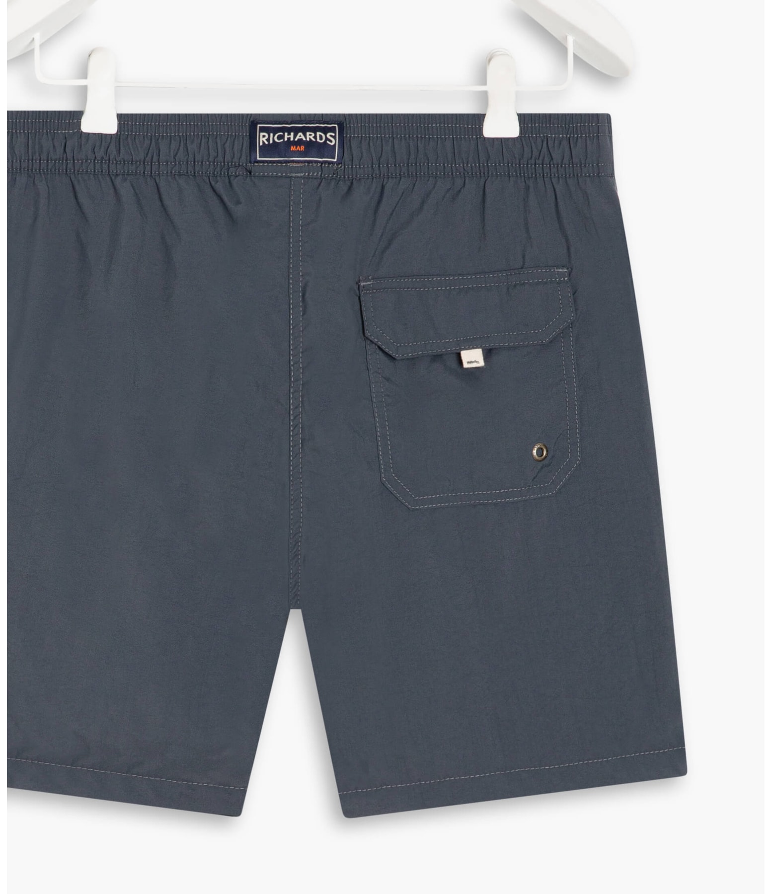 Short Praia Liso Cinza Claro