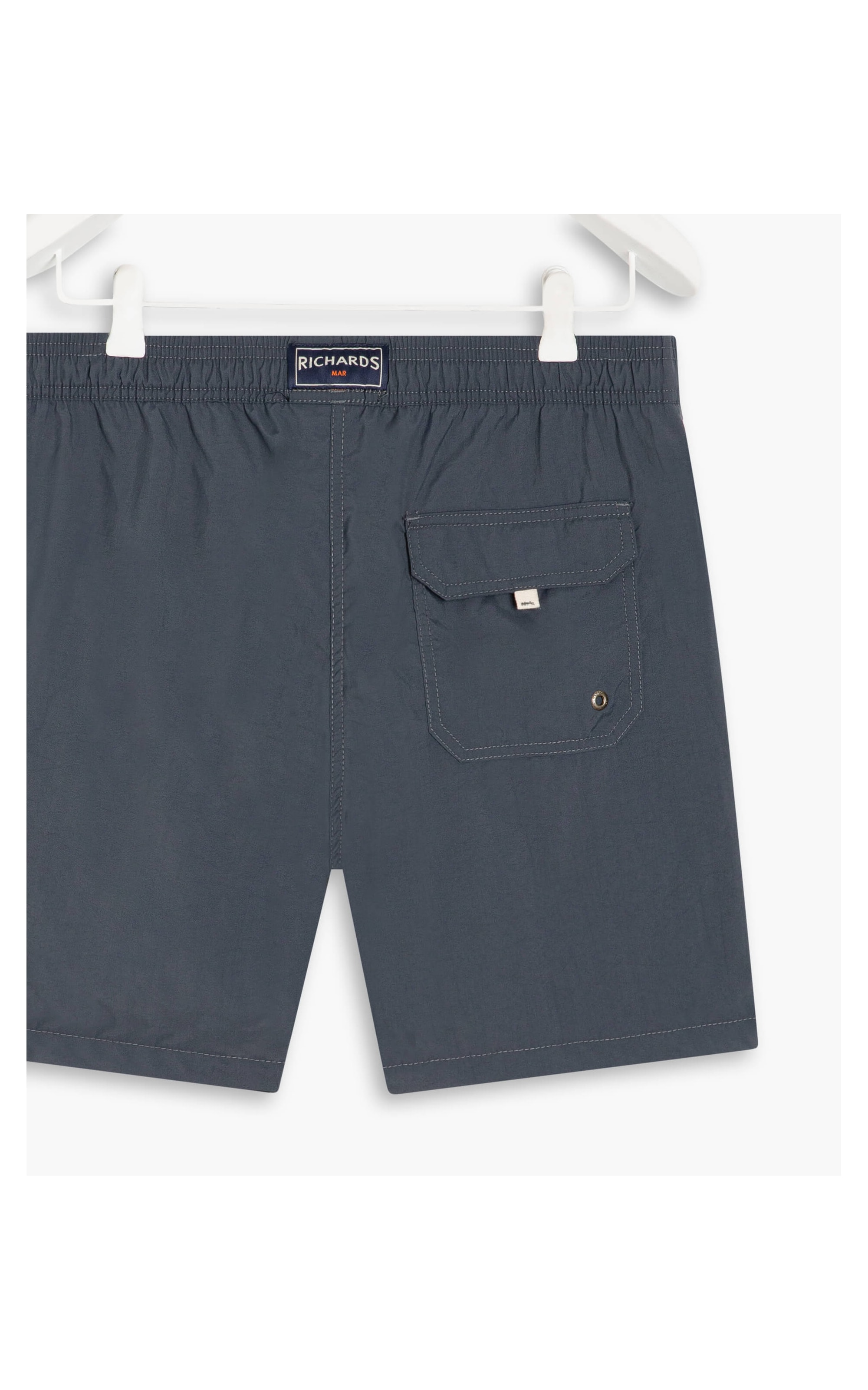 Short Praia Liso Cinza Claro