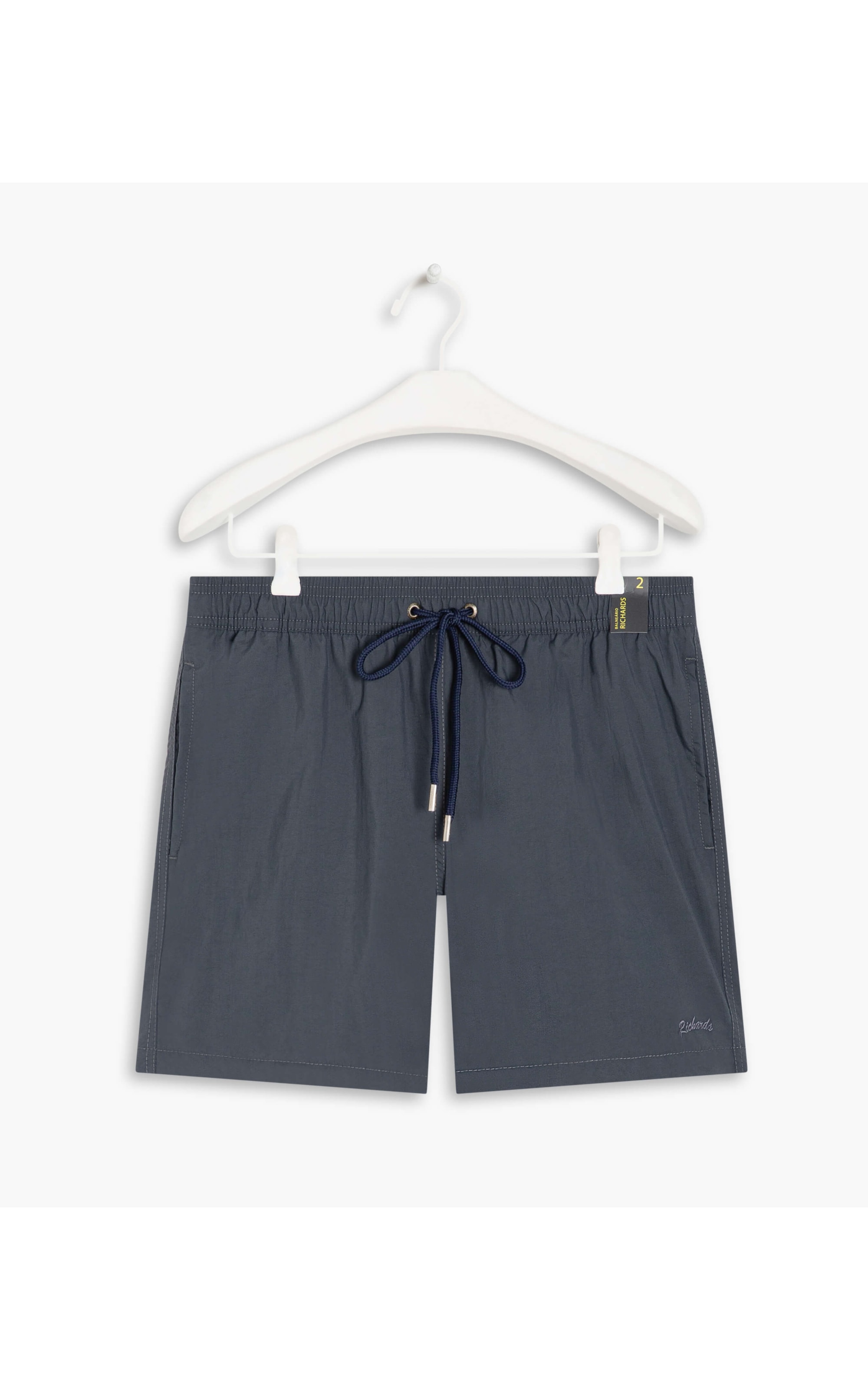 Short Praia Liso Cinza Claro