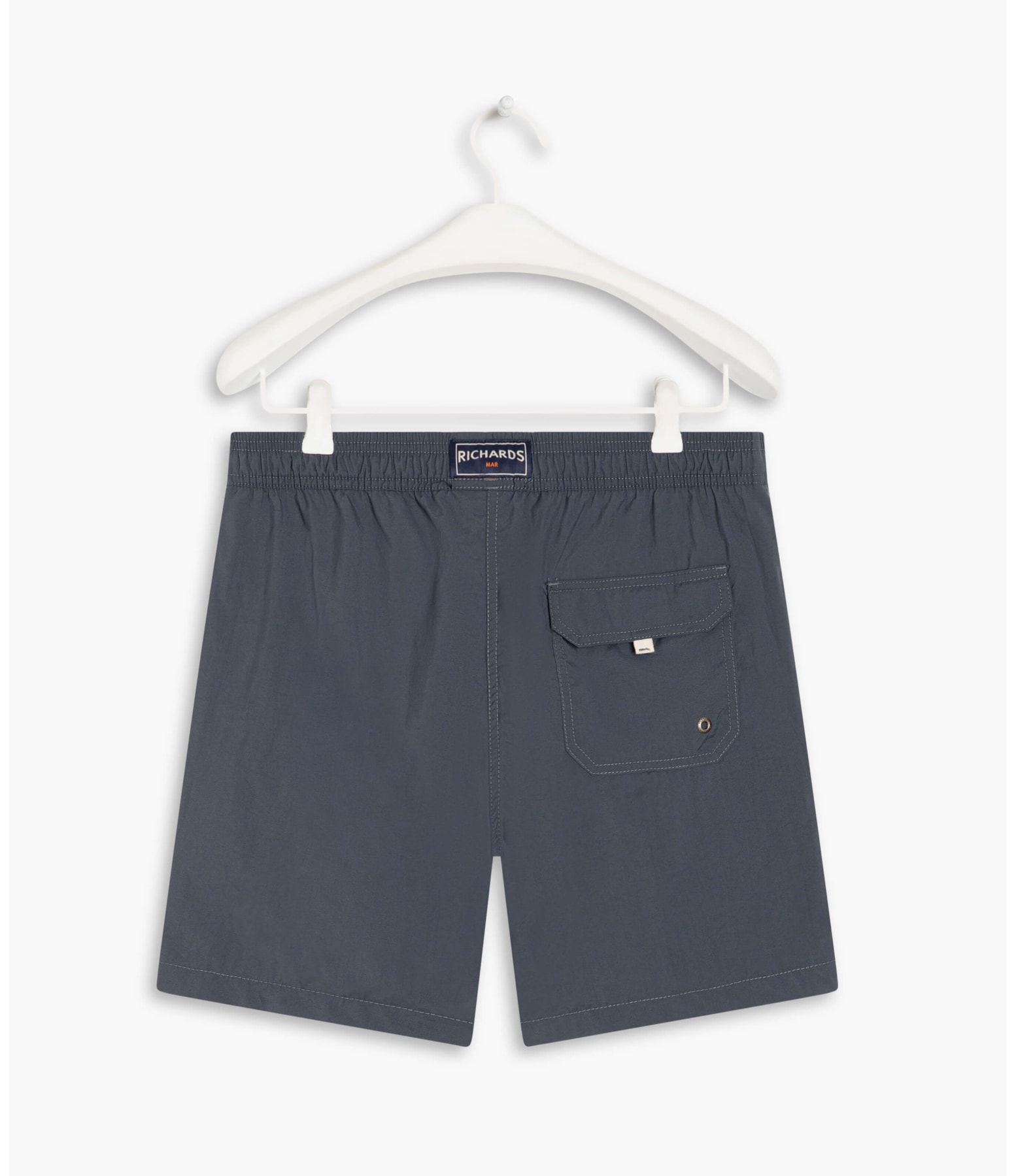 Short Praia Liso Cinza Claro