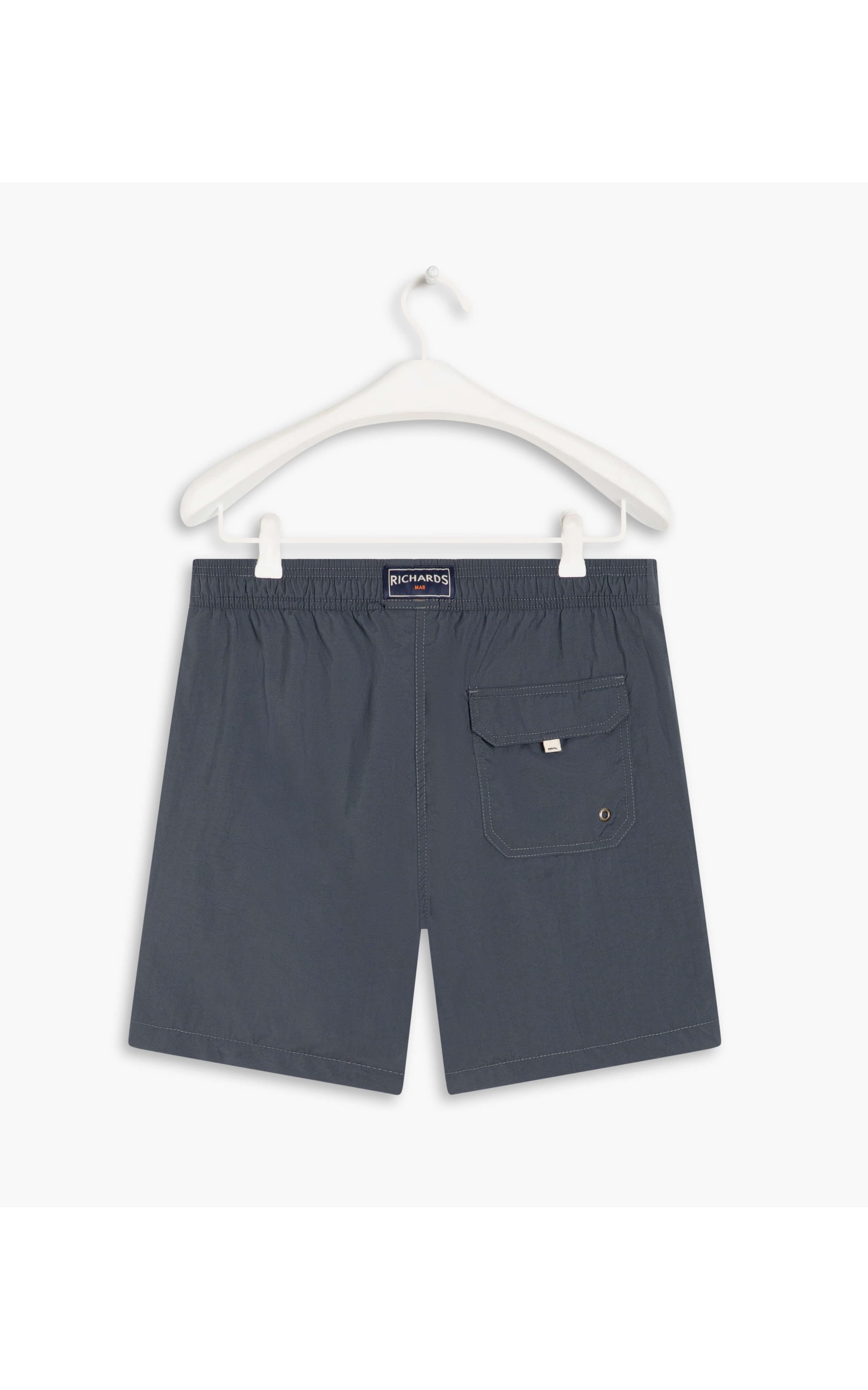 Short Praia Liso Cinza Claro