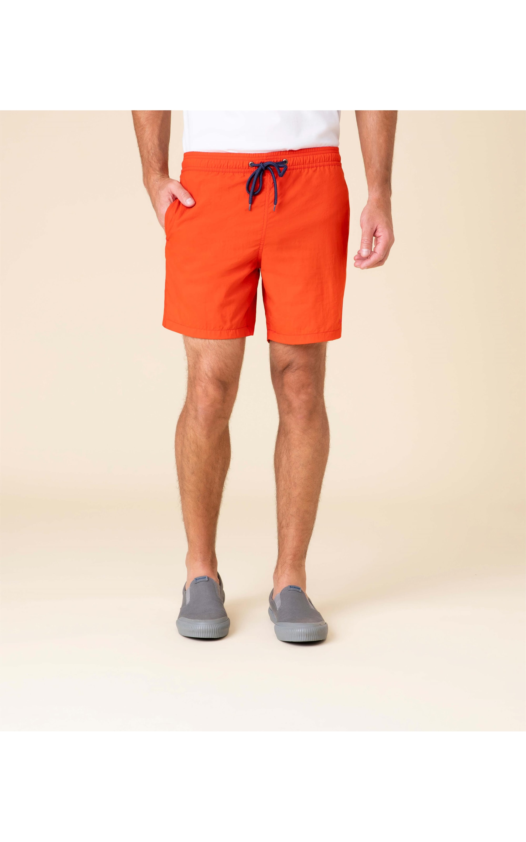 Short Praia Liso Laranja