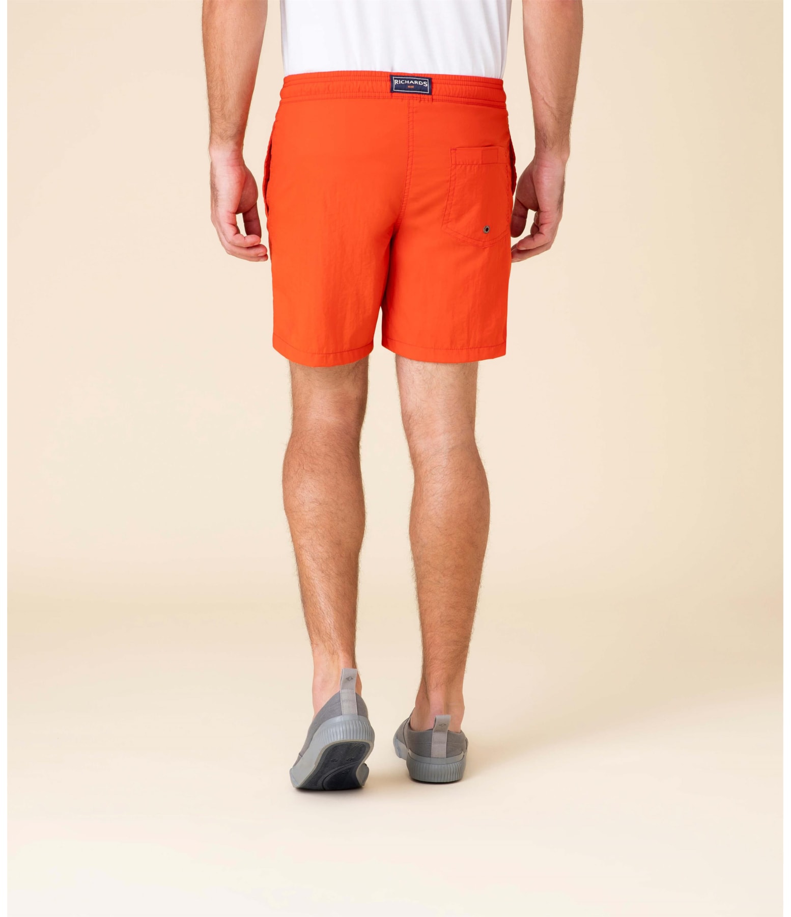 Short Praia Liso Laranja