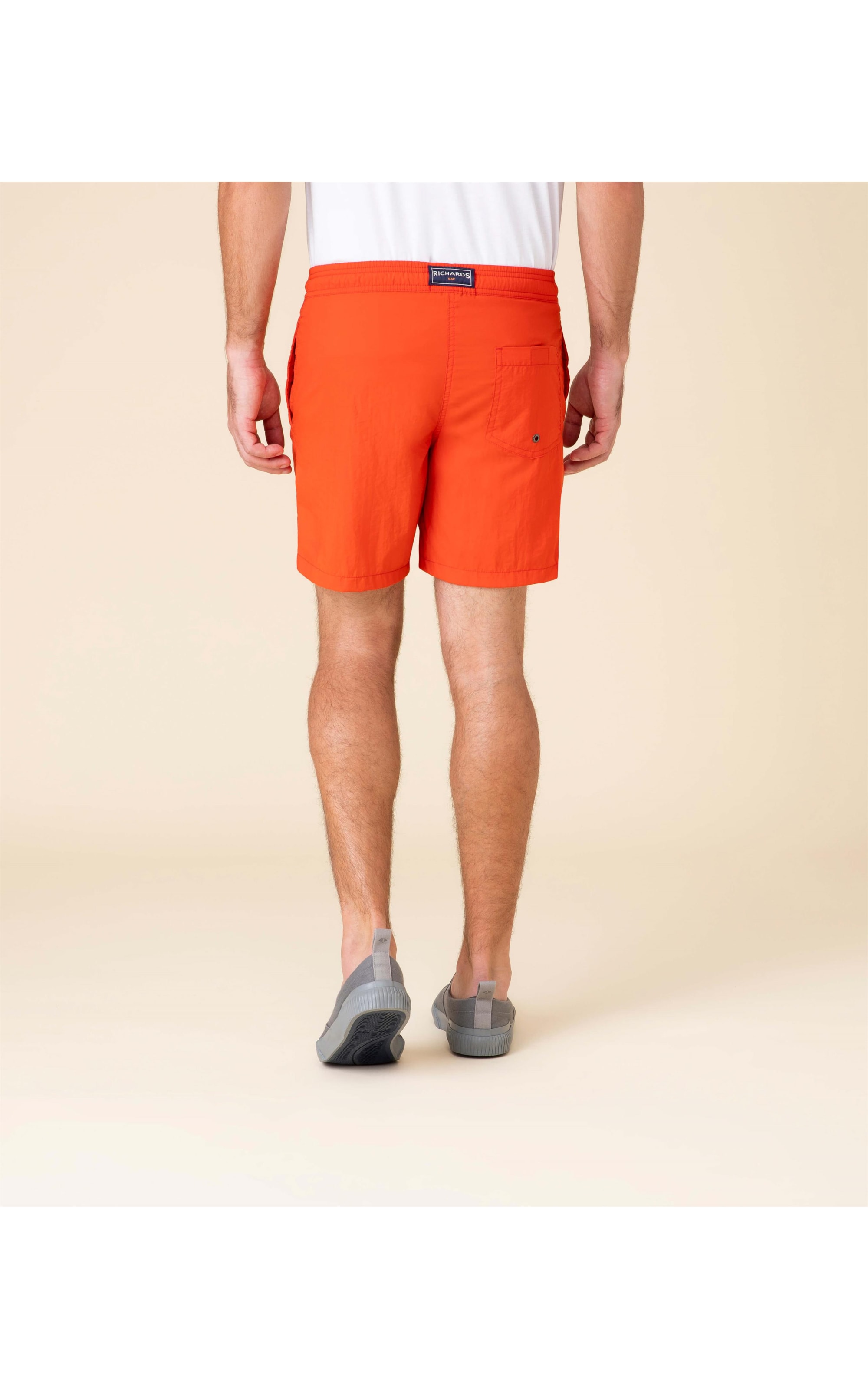 Short Praia Liso Laranja