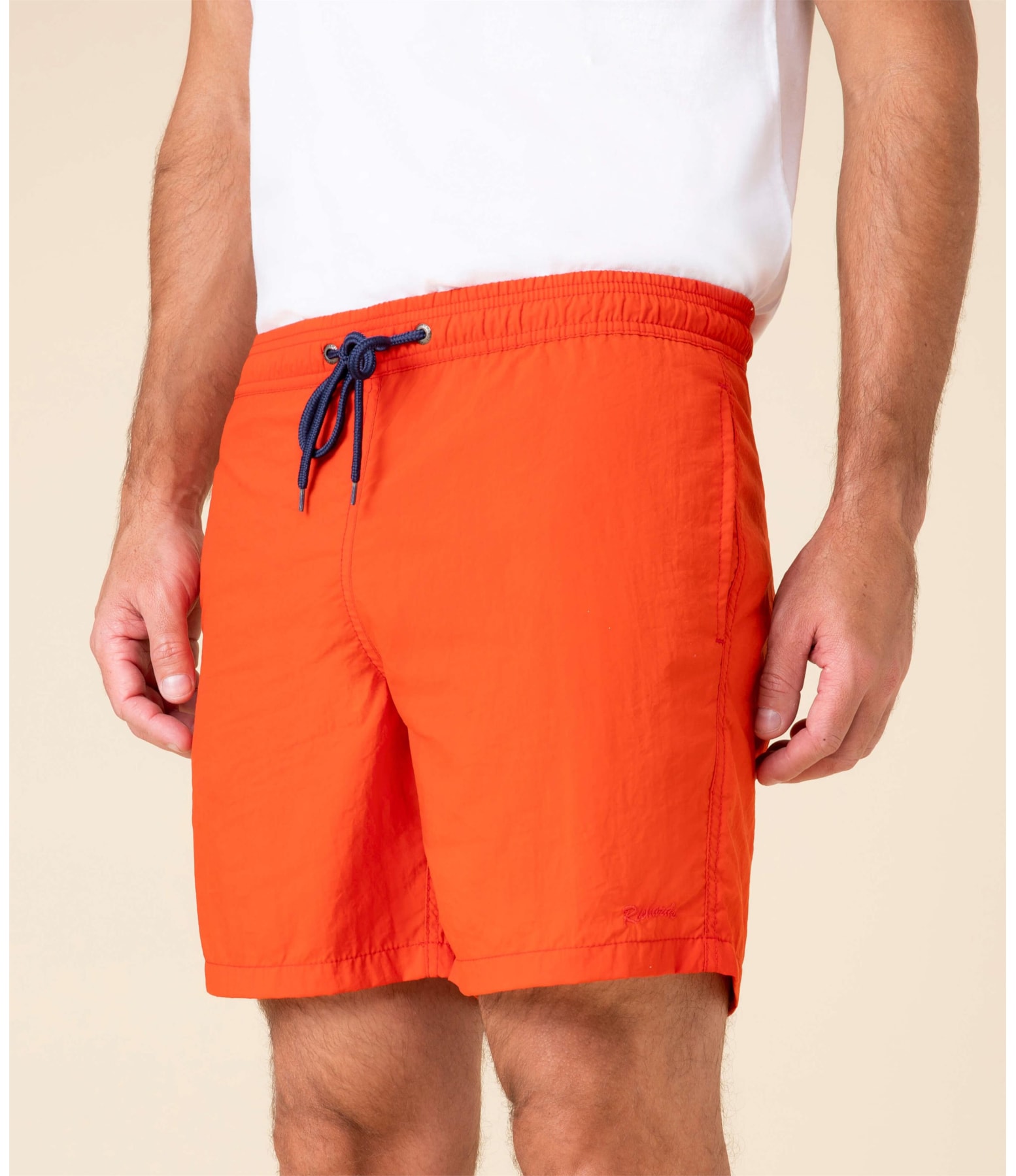 Short Praia Liso Laranja