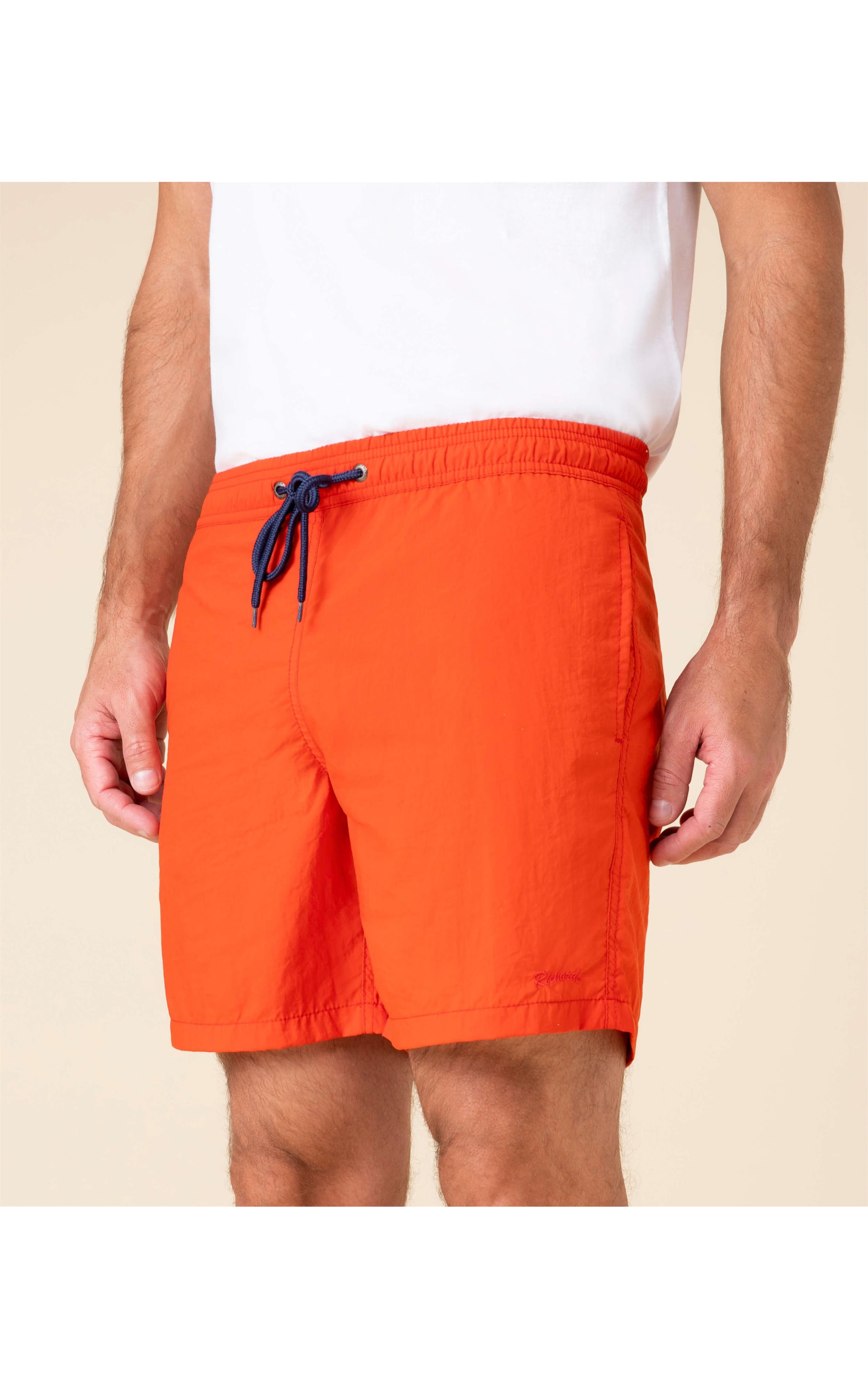 Short Praia Liso Laranja