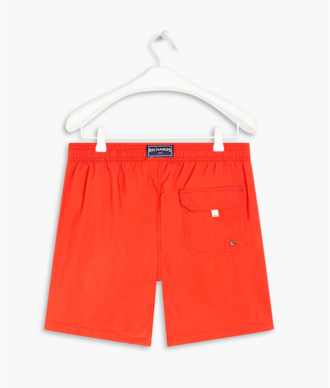 Short Praia Liso Laranja