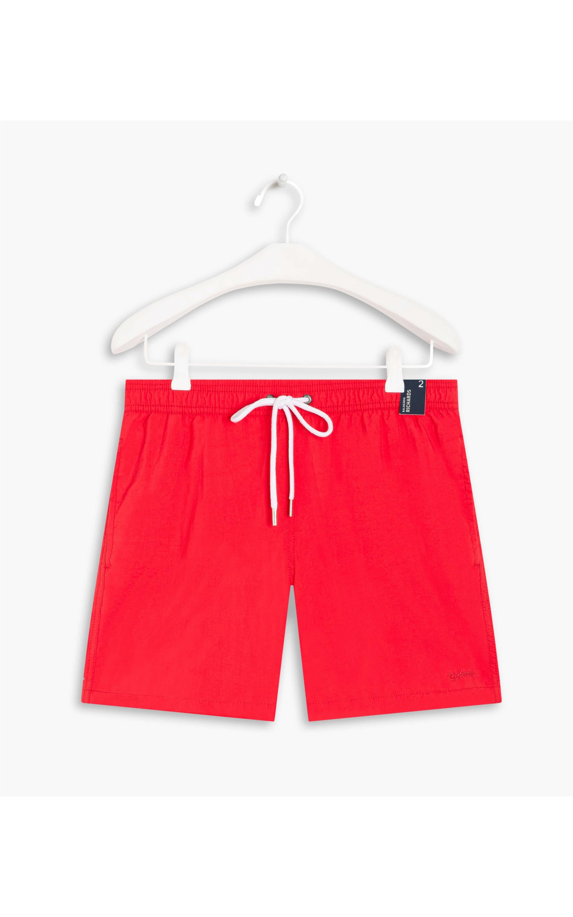 Short Praia Liso Vermelho