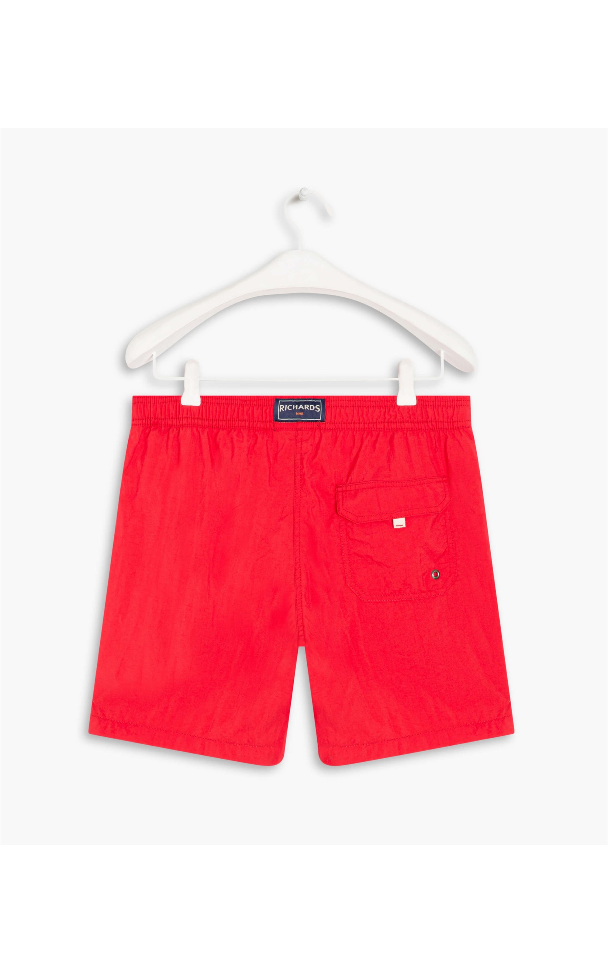 Short Praia Liso Vermelho